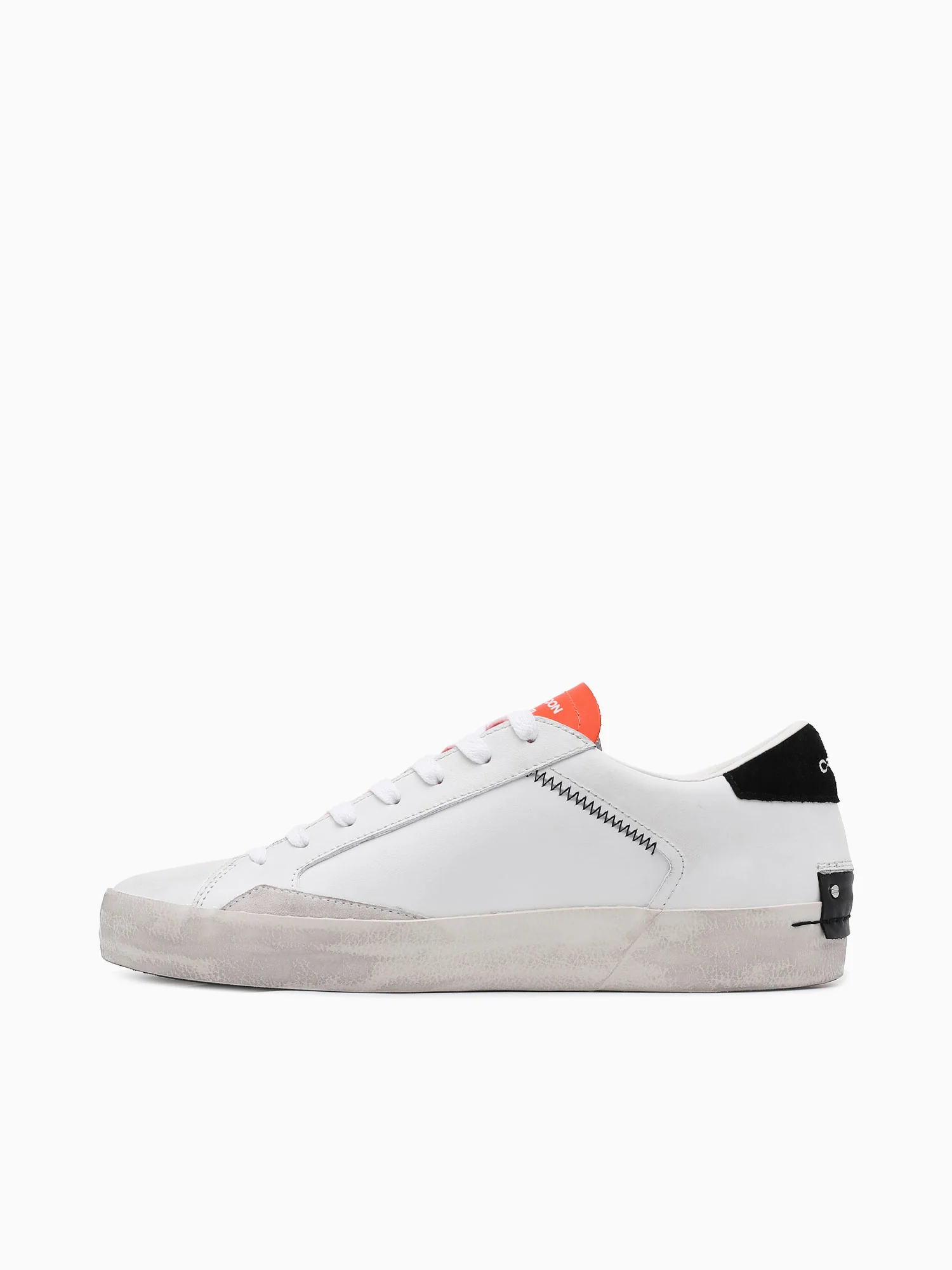 Distressed White Leather - Image 3