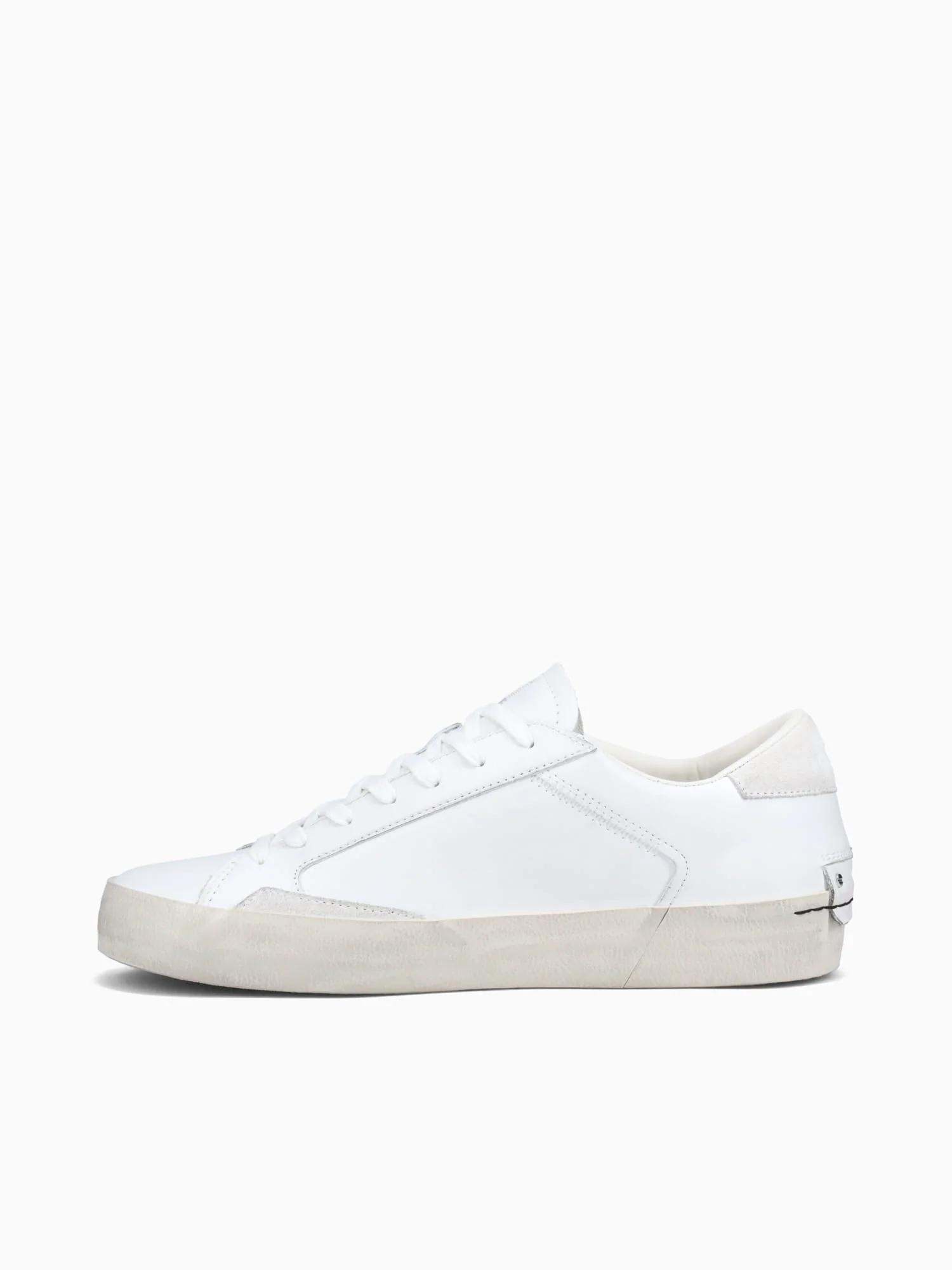 Distressed White Leather - Image 3
