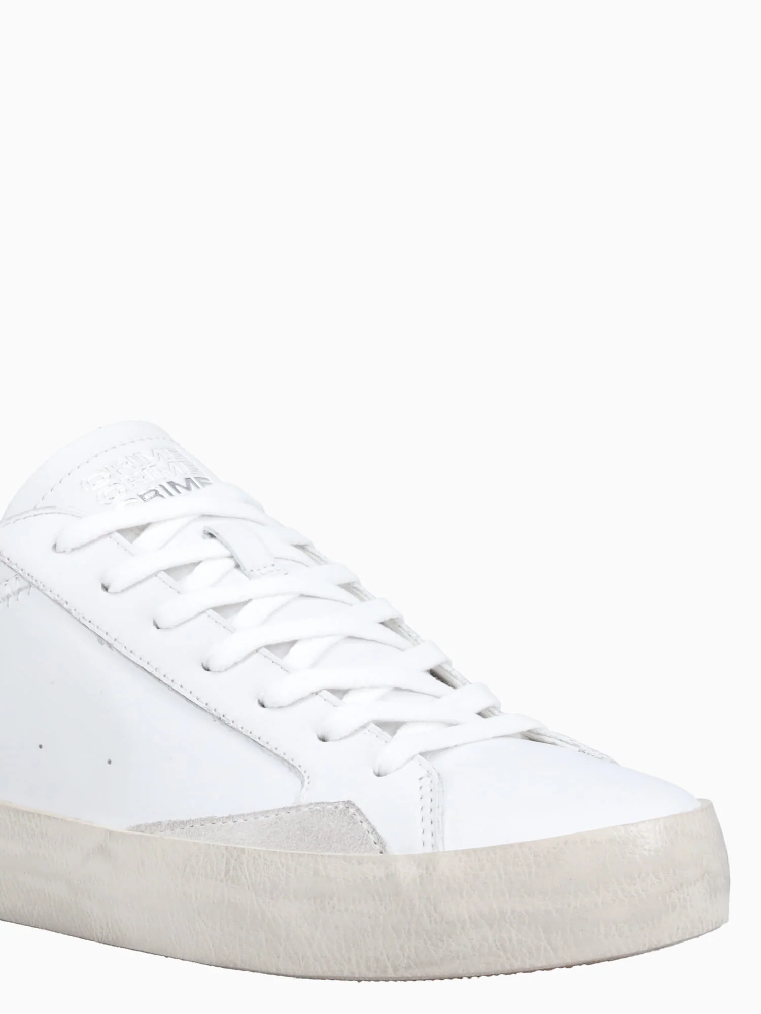 Distressed White Leather - Image 6