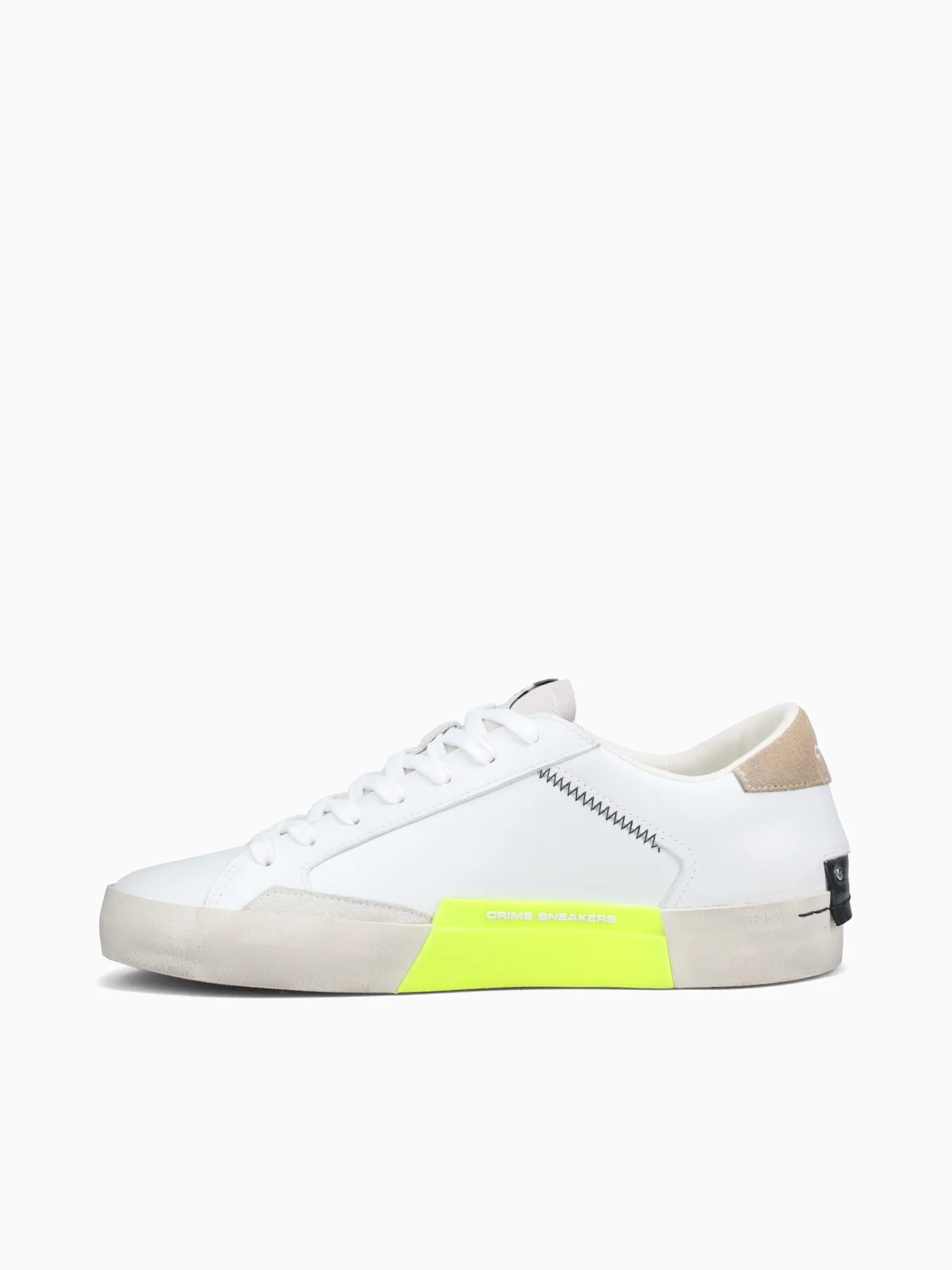 Distressed White Leather - Image 3