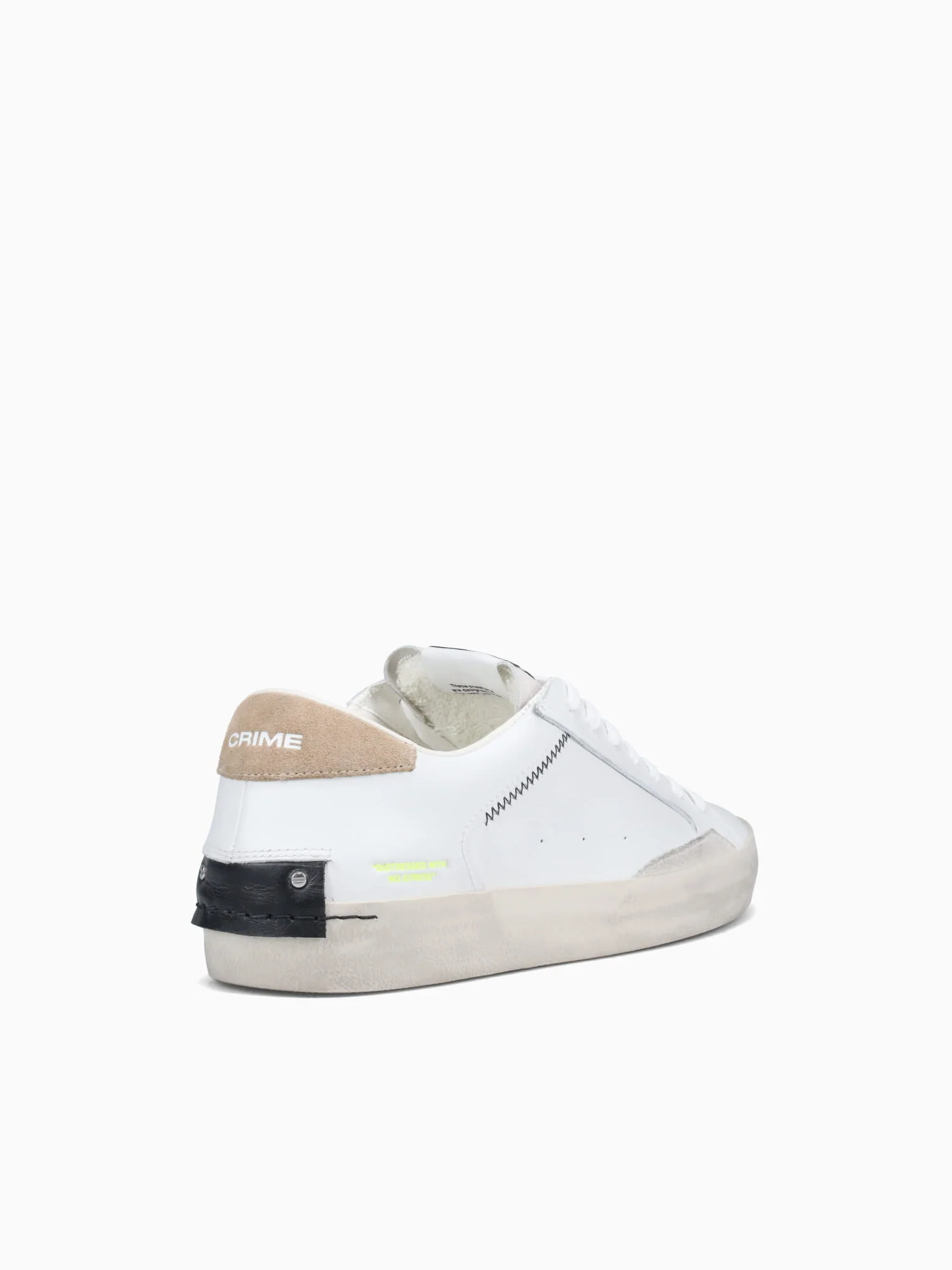 Distressed White Leather - Image 4