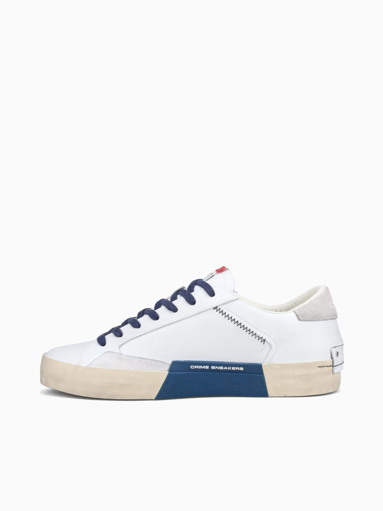 Distressed White Leather - Image 3