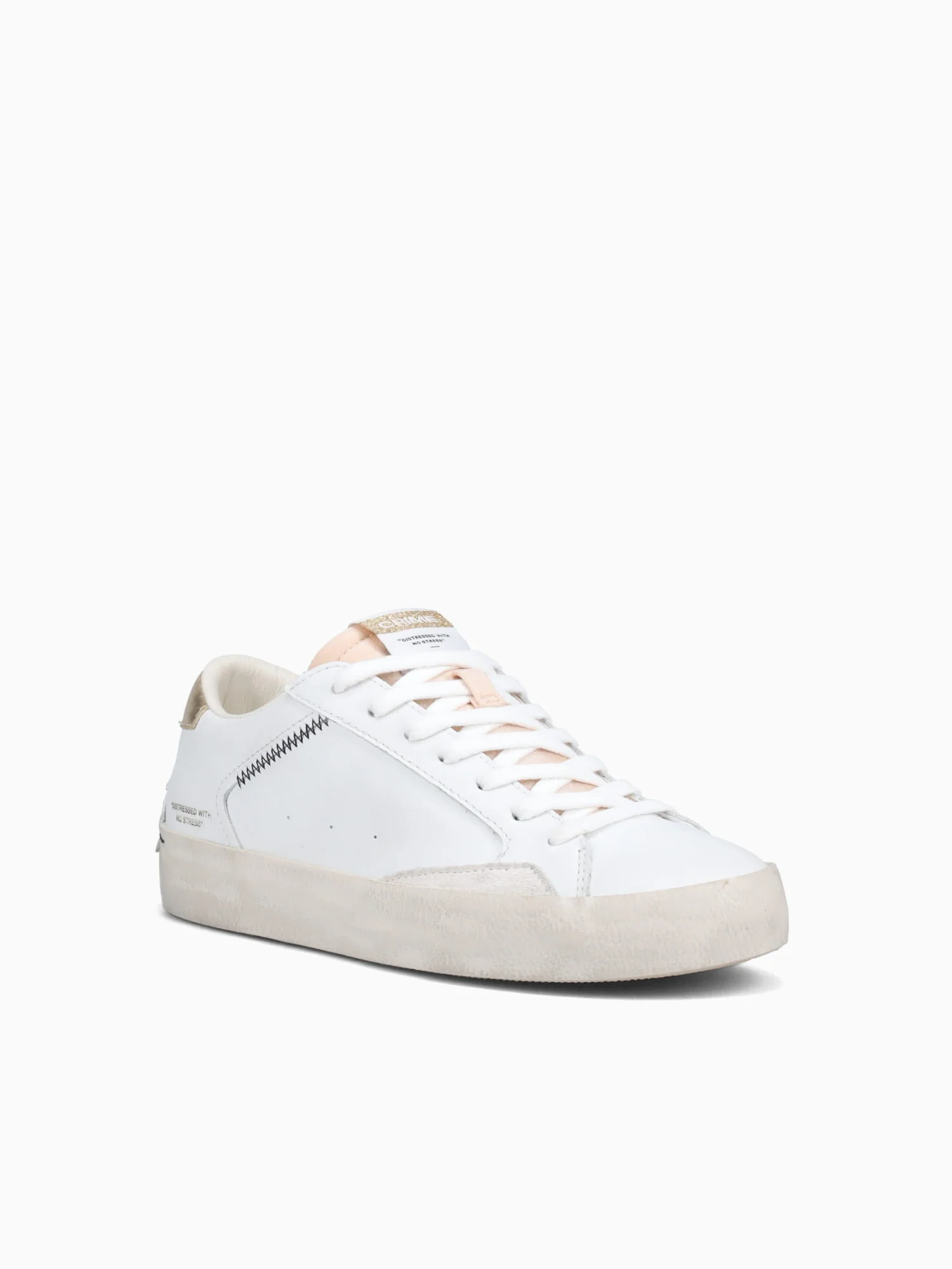 Distressed White Leather - Image 2