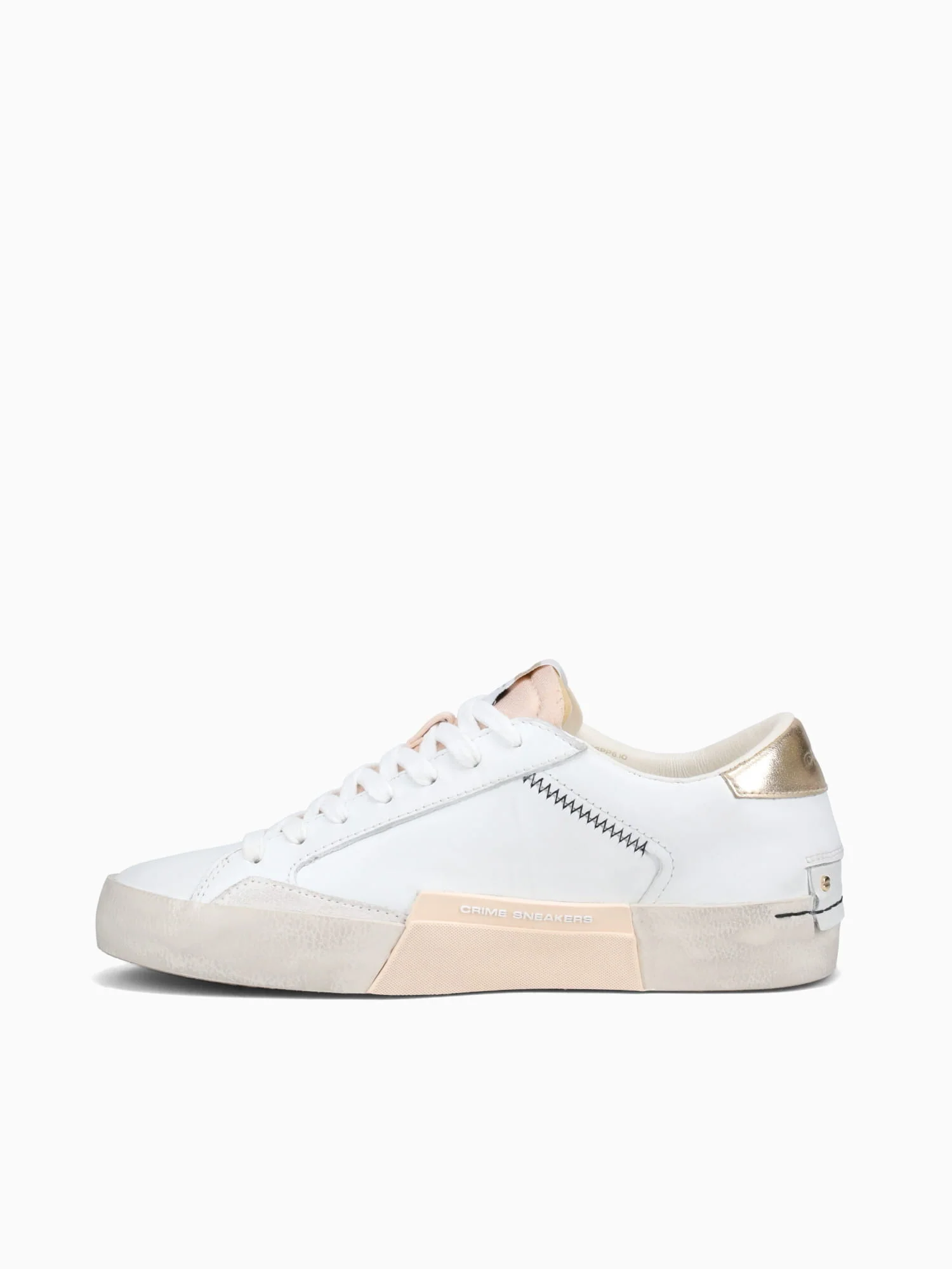 Distressed White Leather - Image 3