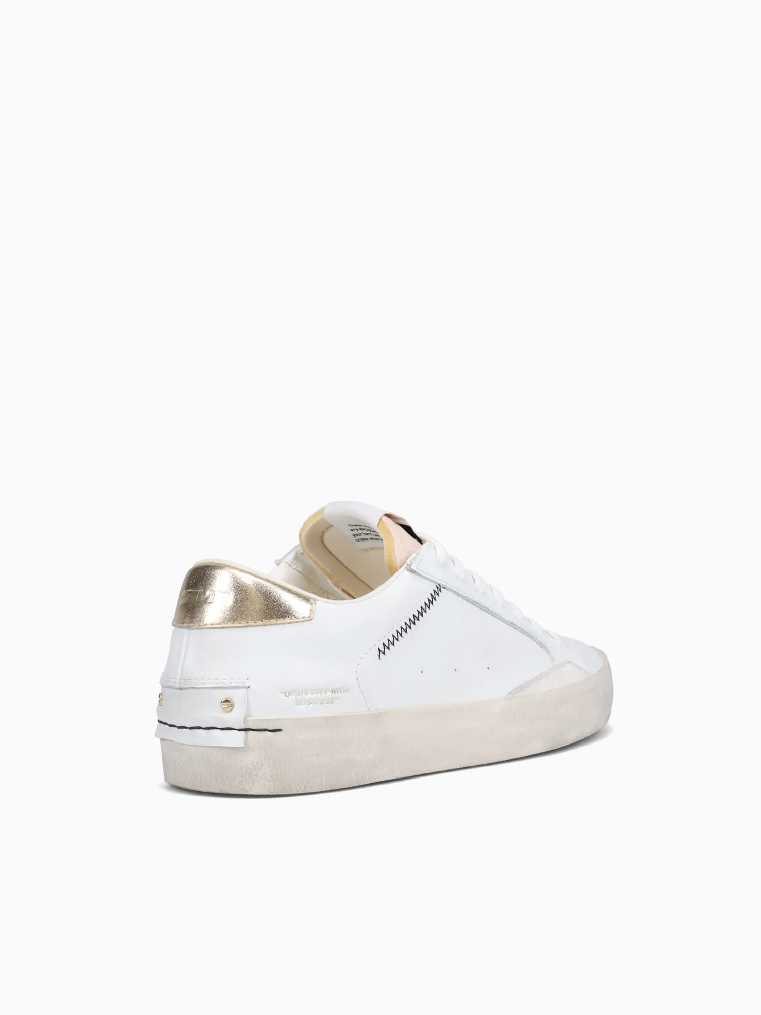 Distressed White Leather - Image 4