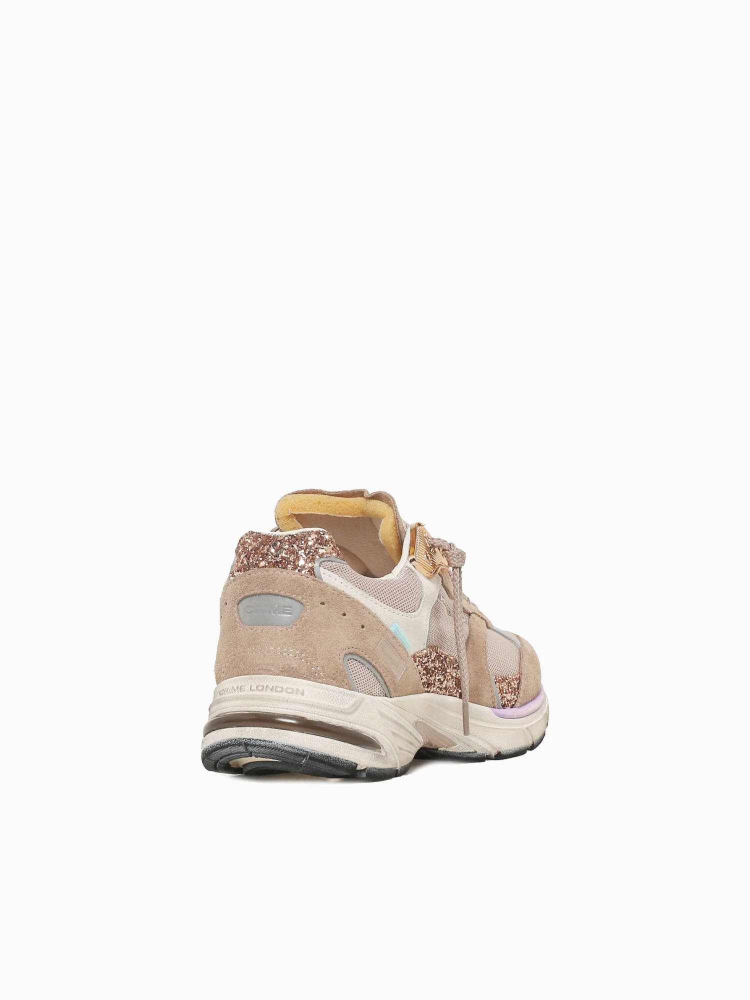 Fugitive Beige Gold suede Glitter - Image 4