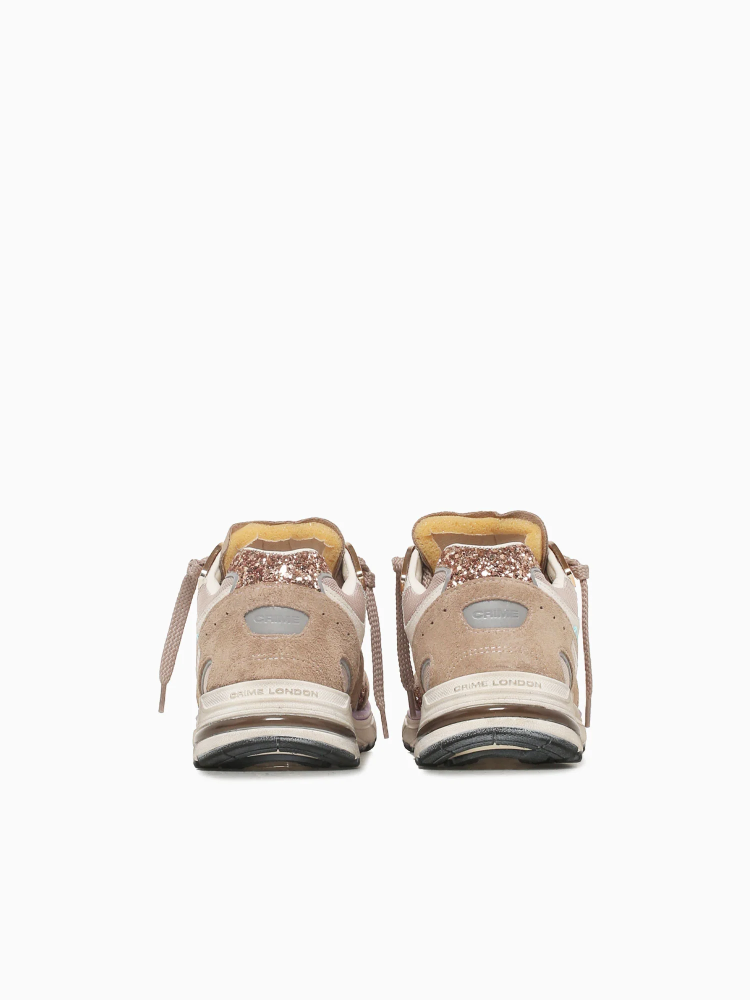 Fugitive Beige Gold suede Glitter - Image 6