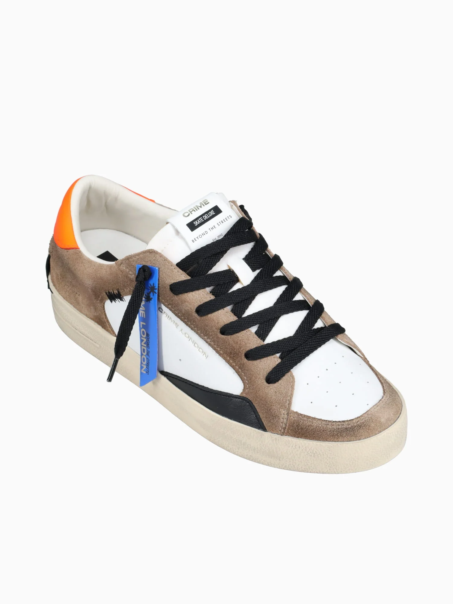 Sk8 Deluxe 15103aa7 18 beige Wht Org lea - Image 5