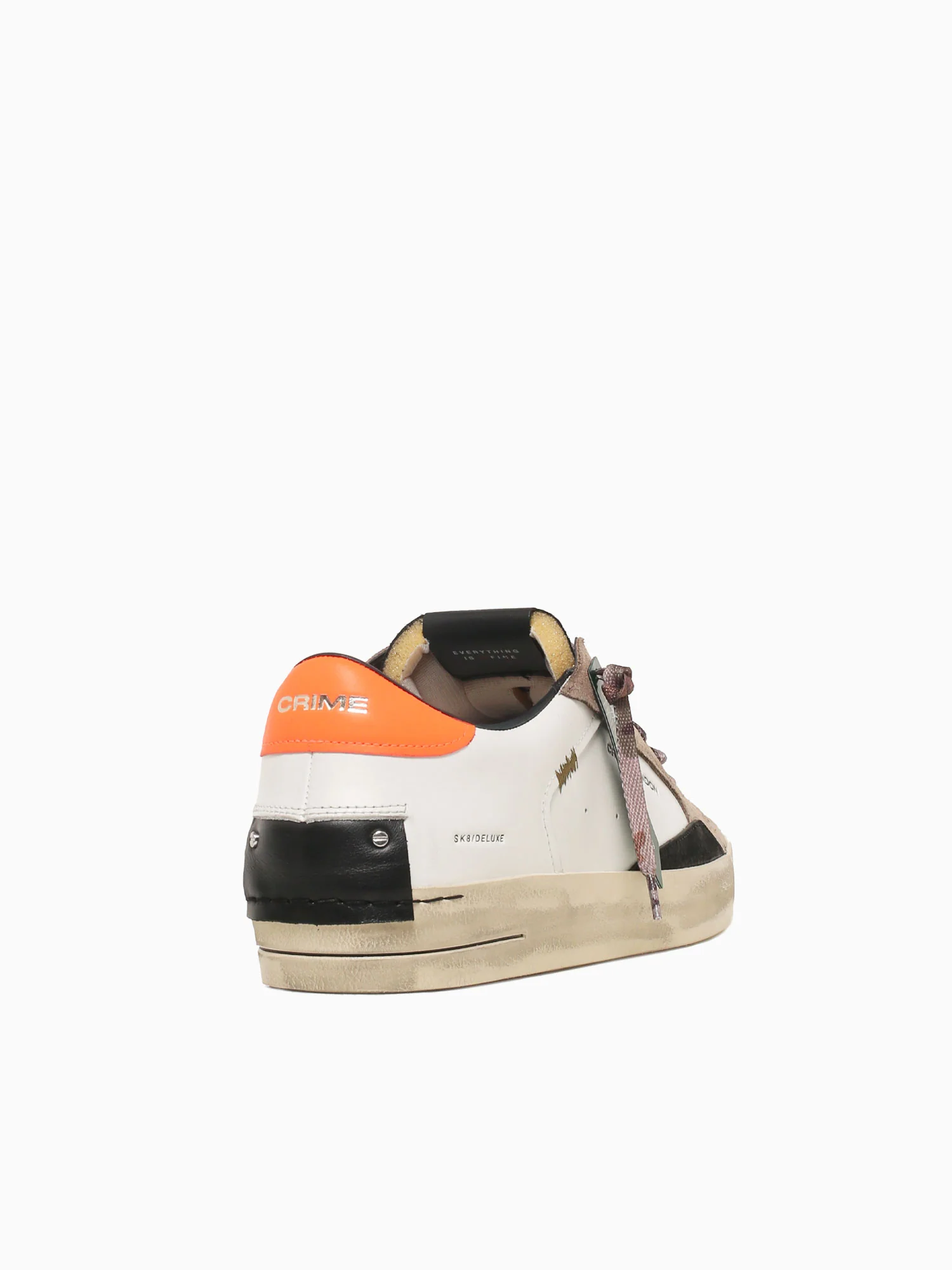 Sk8 Deluxe Beige White suede Leather - Image 5