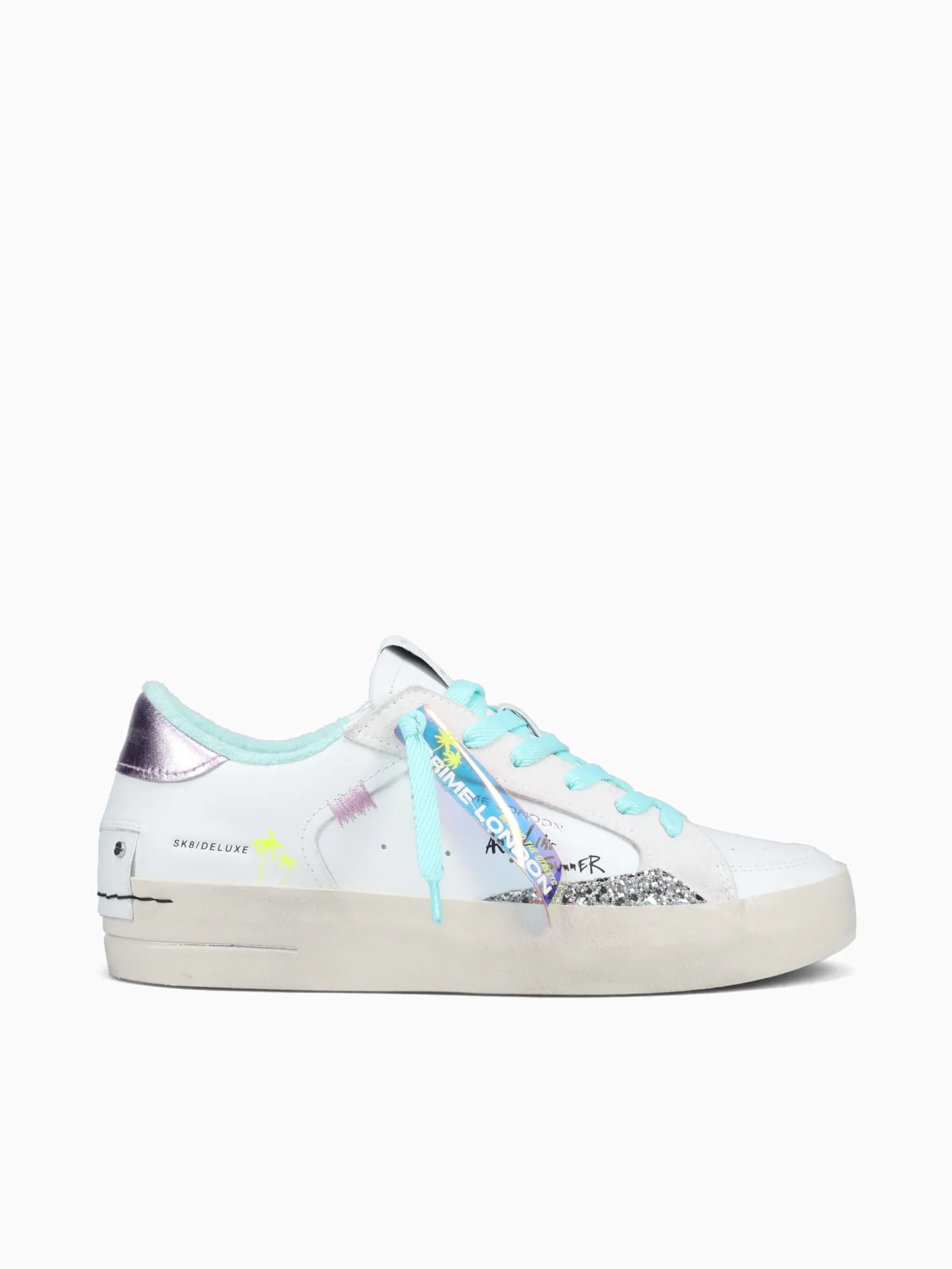 Sk8 Deluxe White Leather