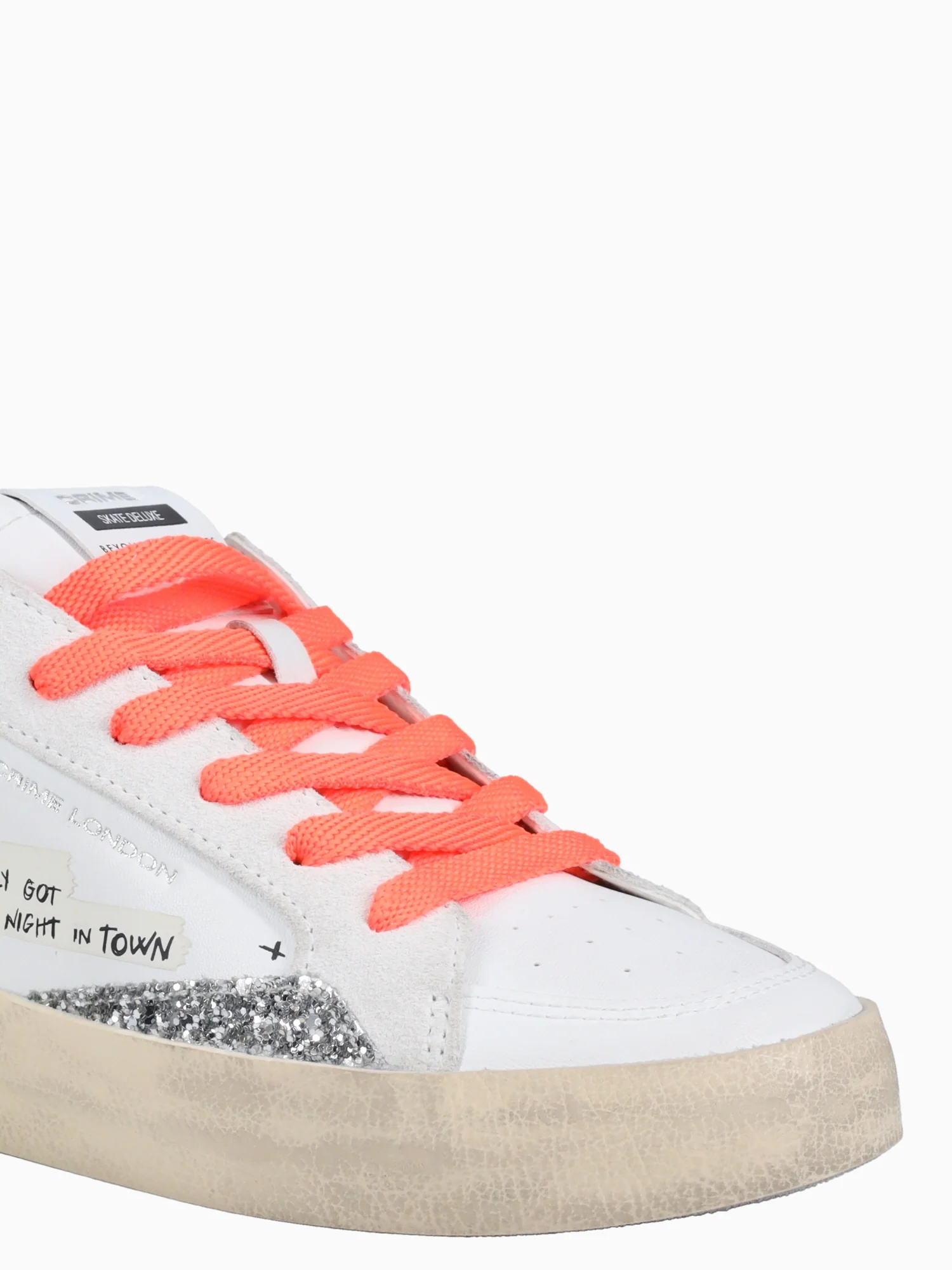 Sk8 Deluxe Wht Blue Org leather - Image 6