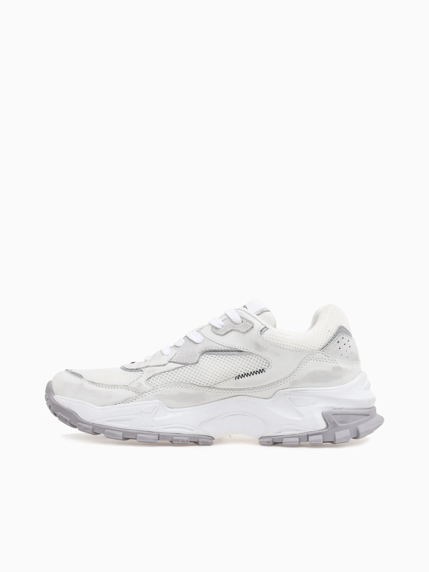 Spring Runner White Leather Mesh - Image 3