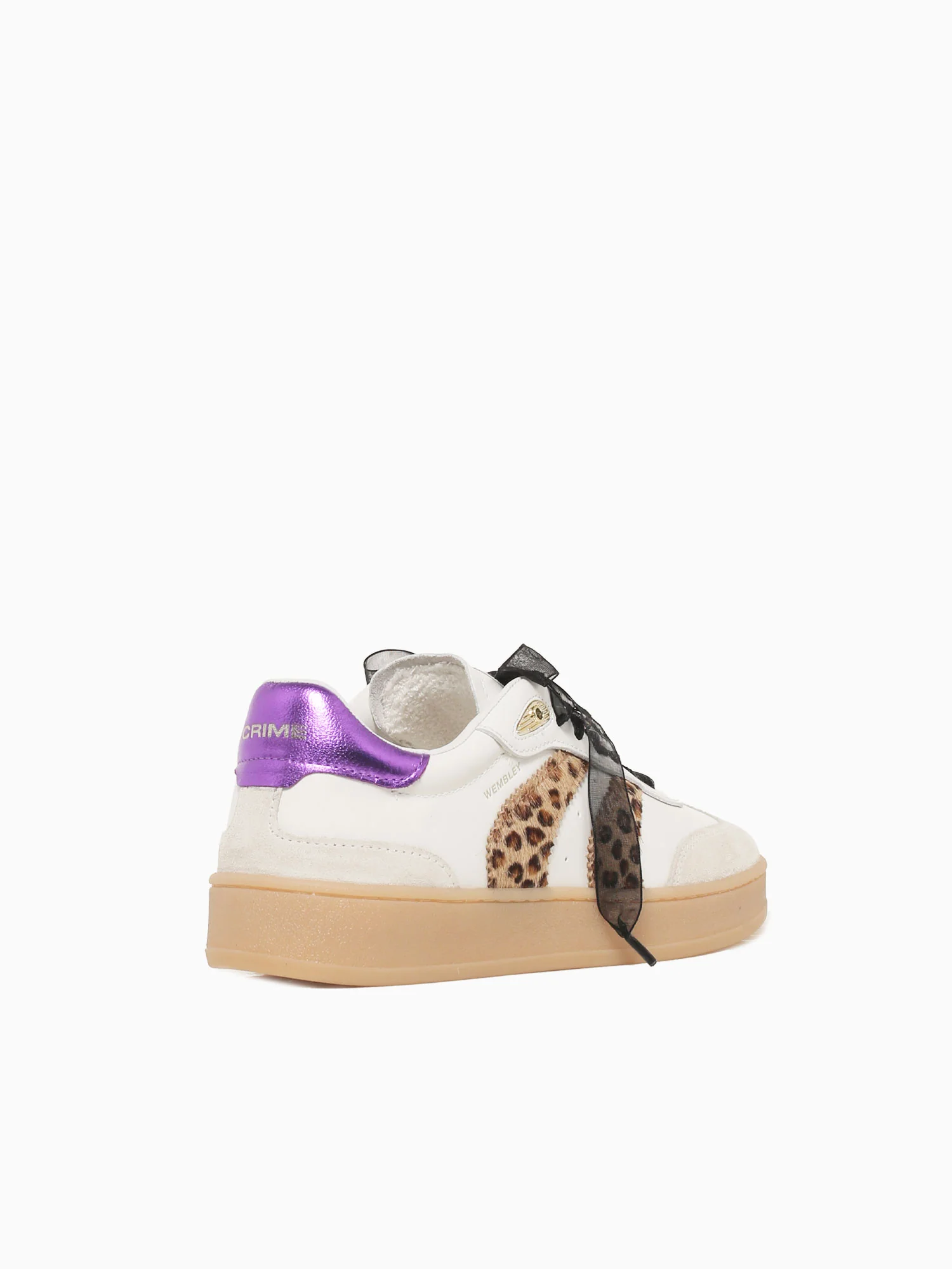 Wembley White Leopard leather - Image 4