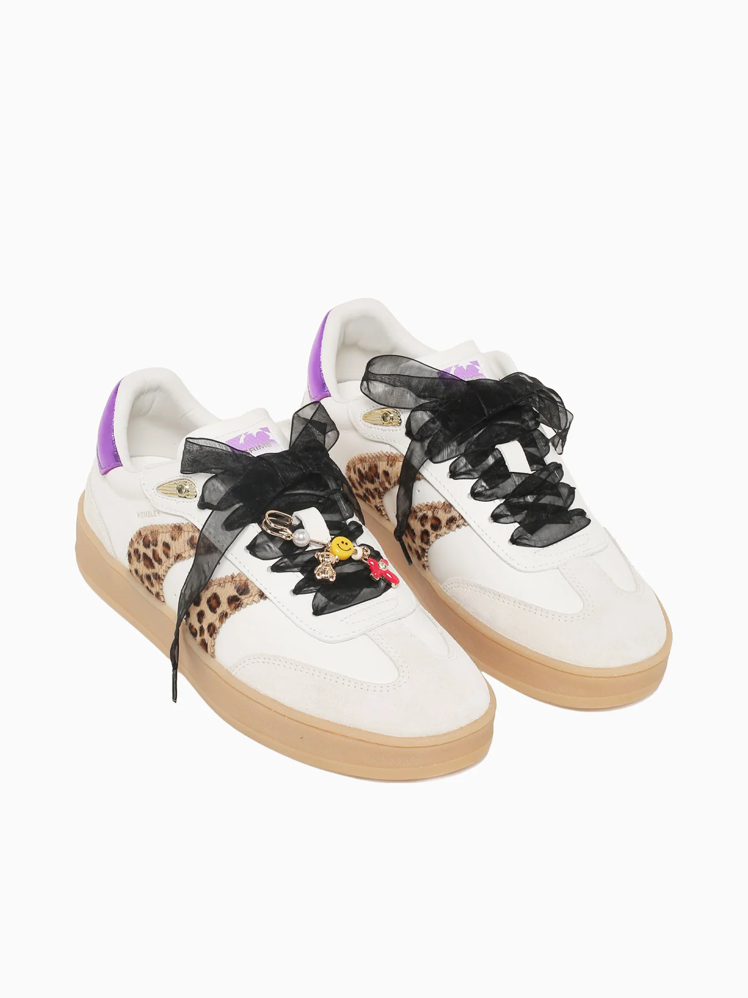 Wembley White Leopard leather - Image 5