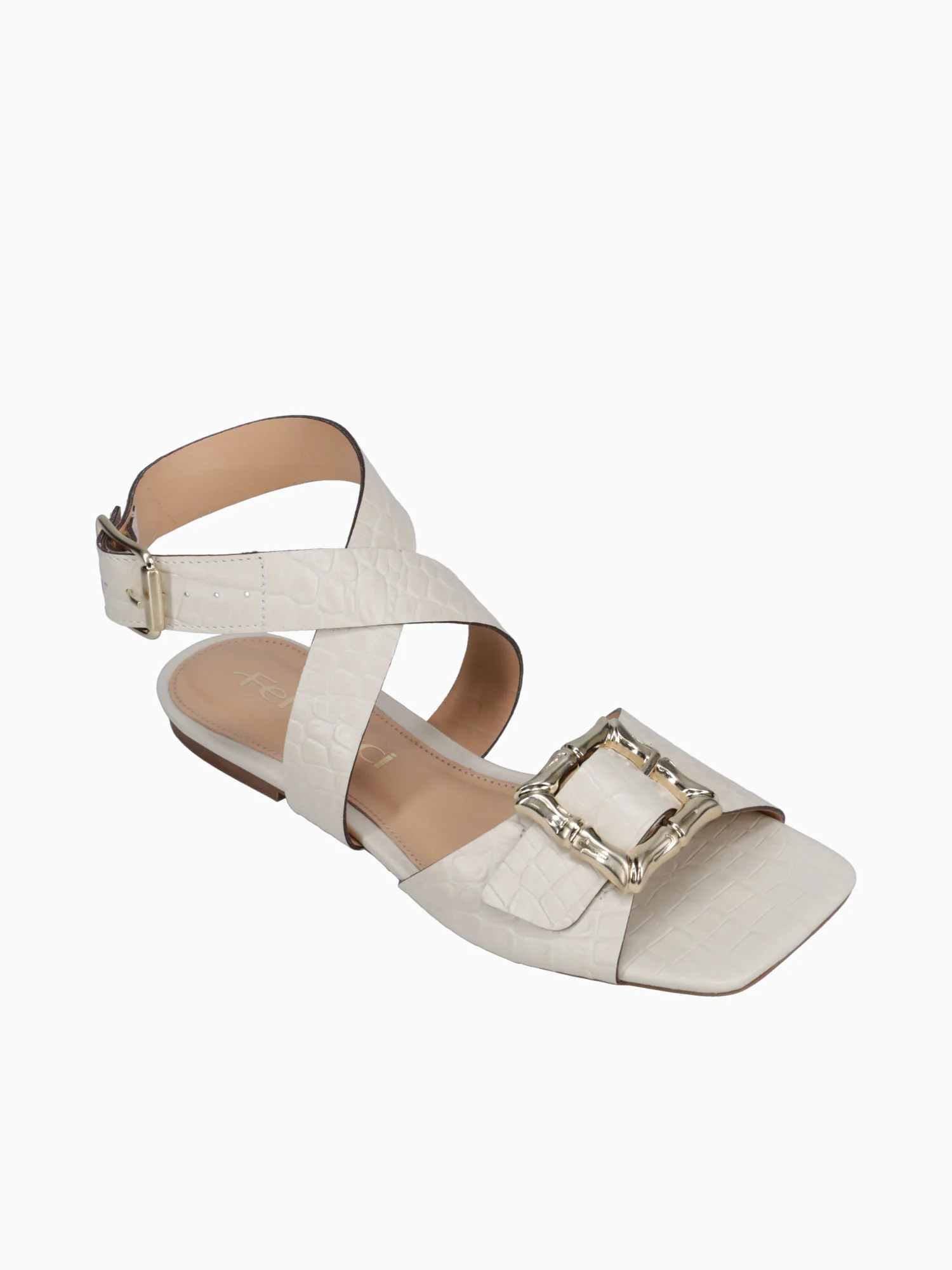Faelyn Off White Croco - Image 5