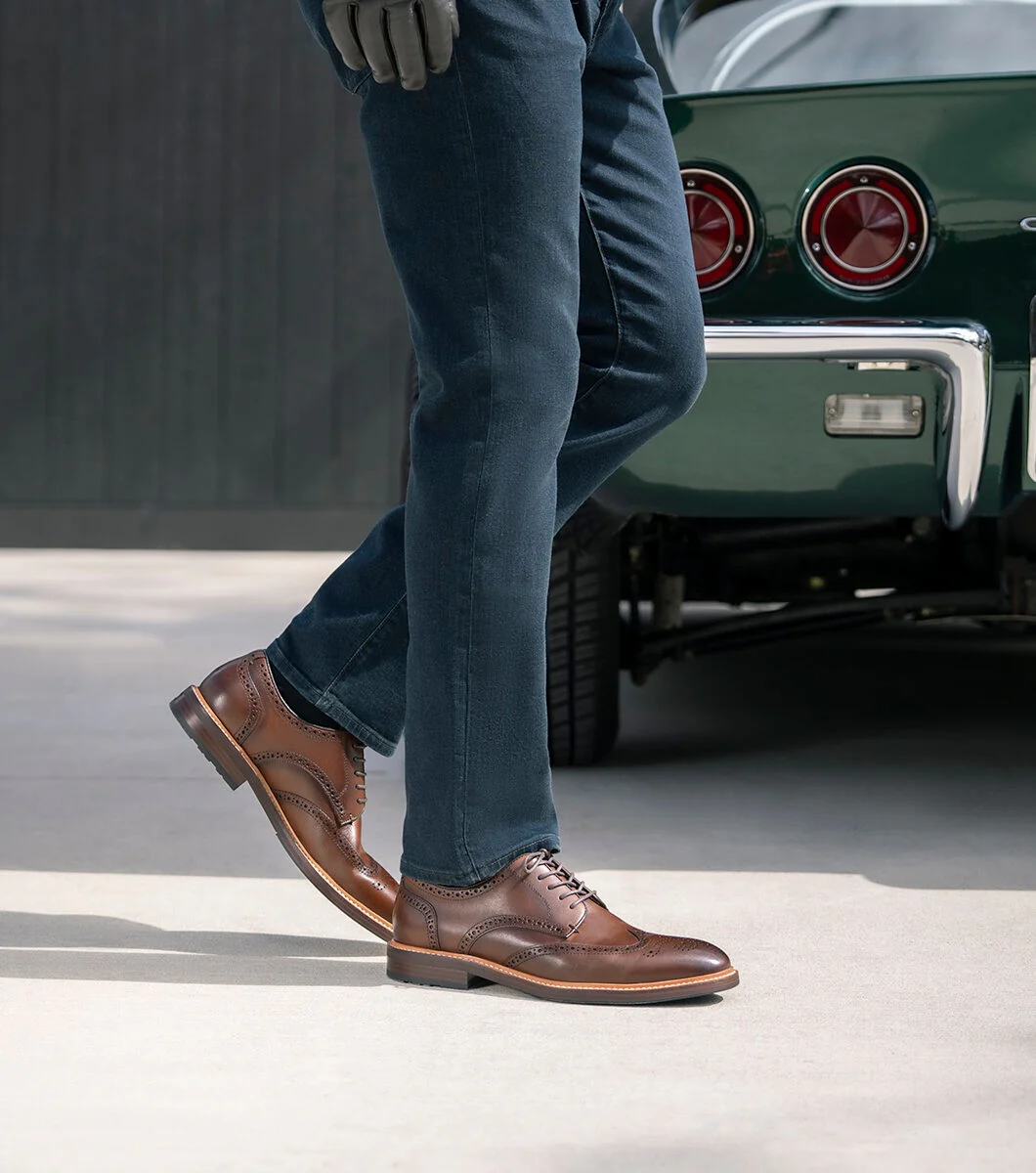 Anthem Wingtip Brown Smooth Leather - Image 3