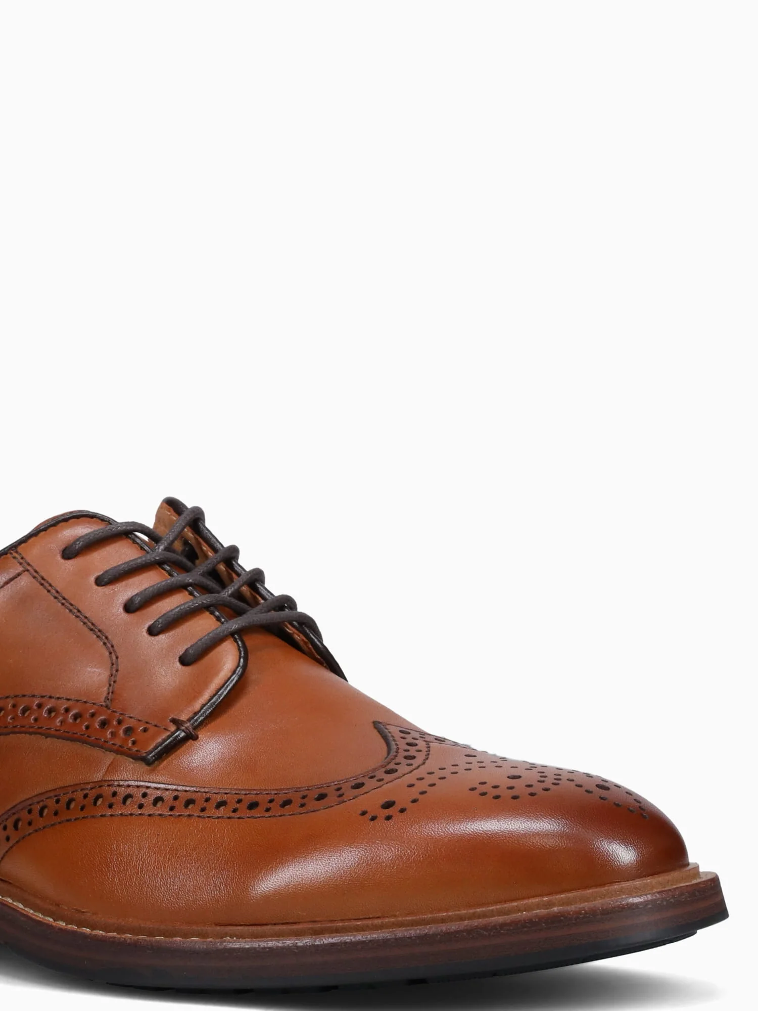 Anthem Wingtip Saddle Tan Smooth Leather - Image 7