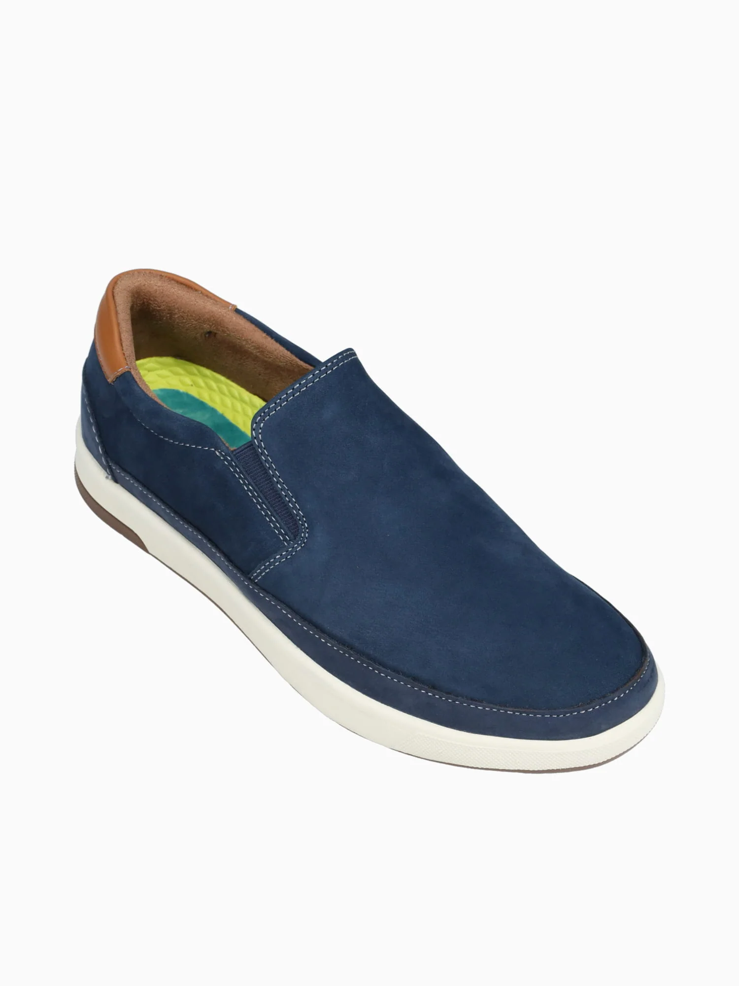 Crossover Double Gore Navy Cognac leathe - Image 5