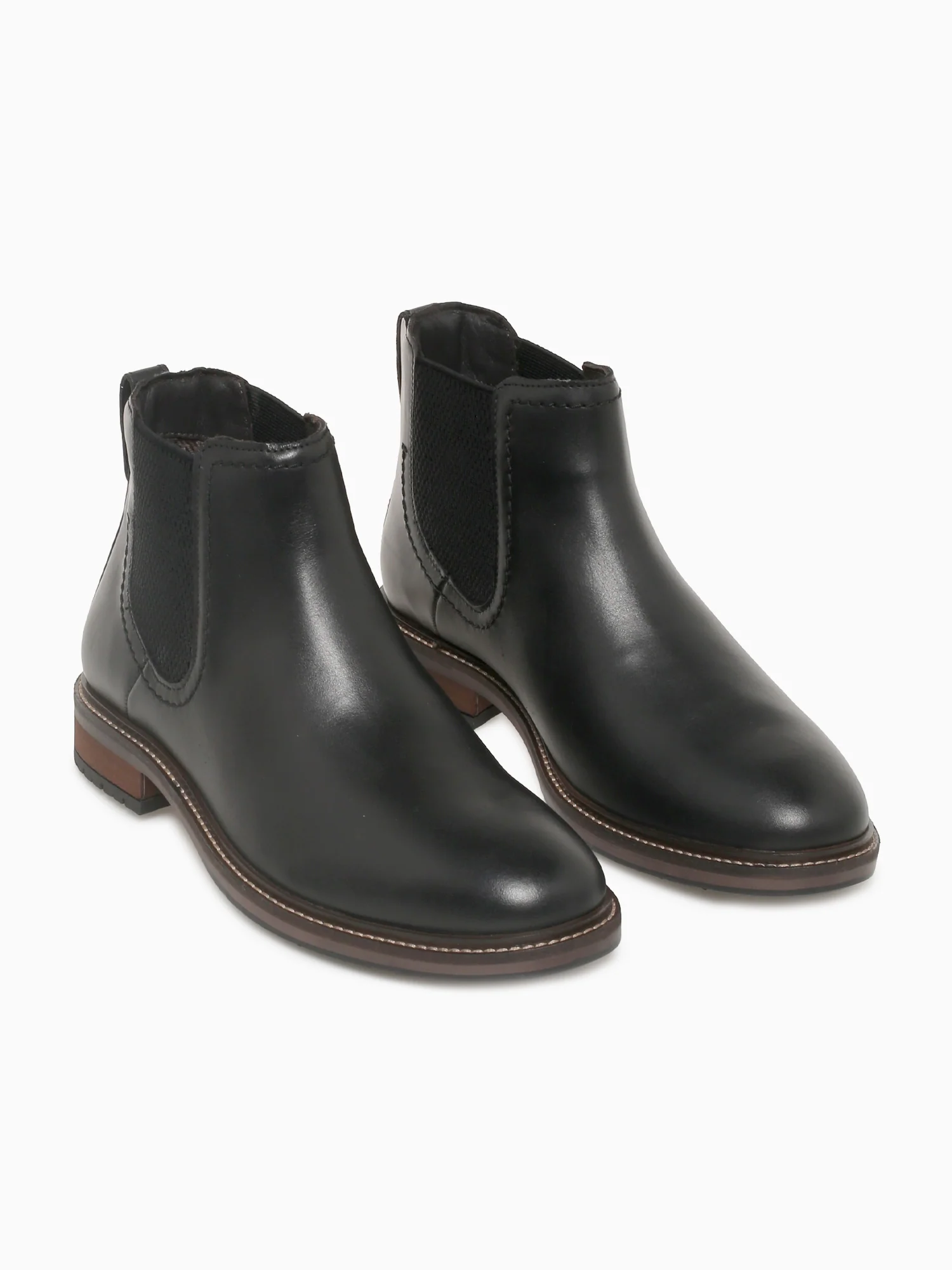 Forge Plain Toe Chelsea Black Smooth Lea - Image 4