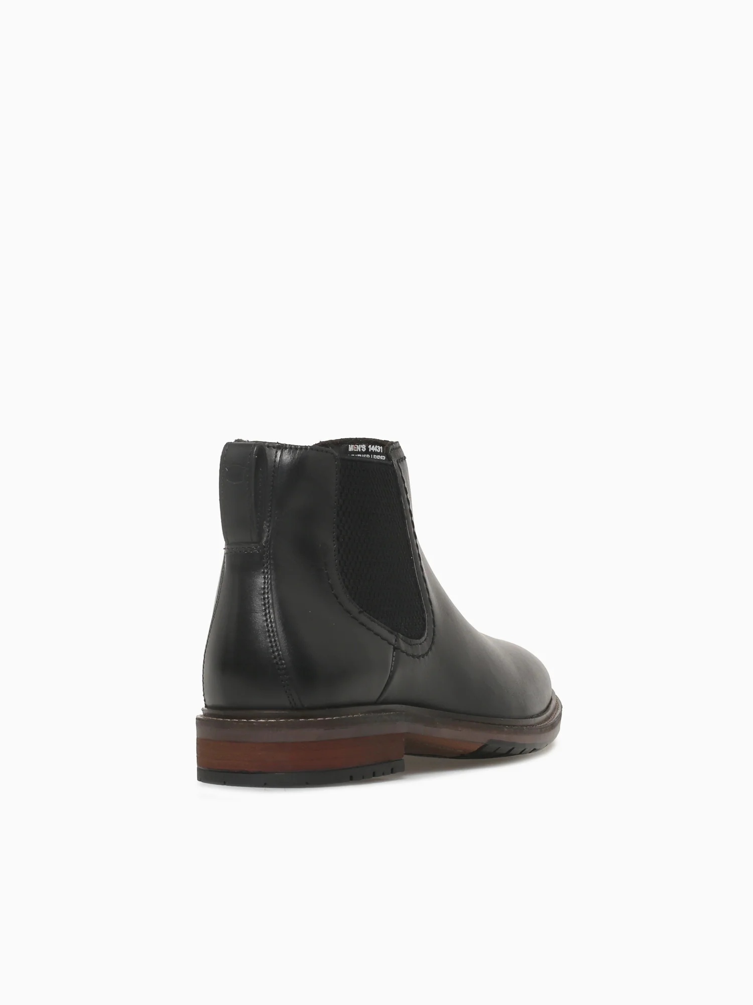 Forge Plain Toe Chelsea Black Smooth Lea - Image 5