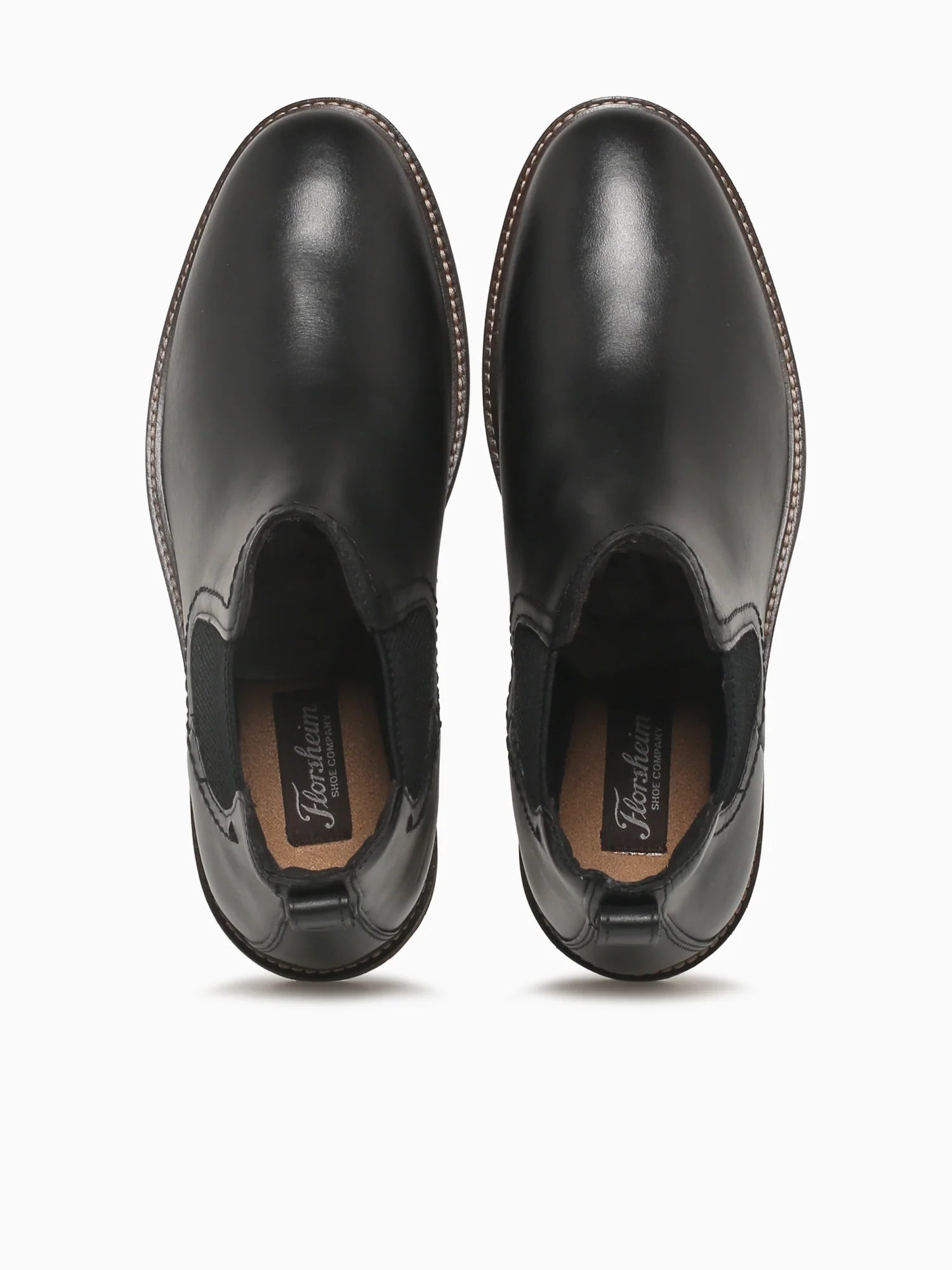 Forge Plain Toe Chelsea Black Smooth Lea - Image 7