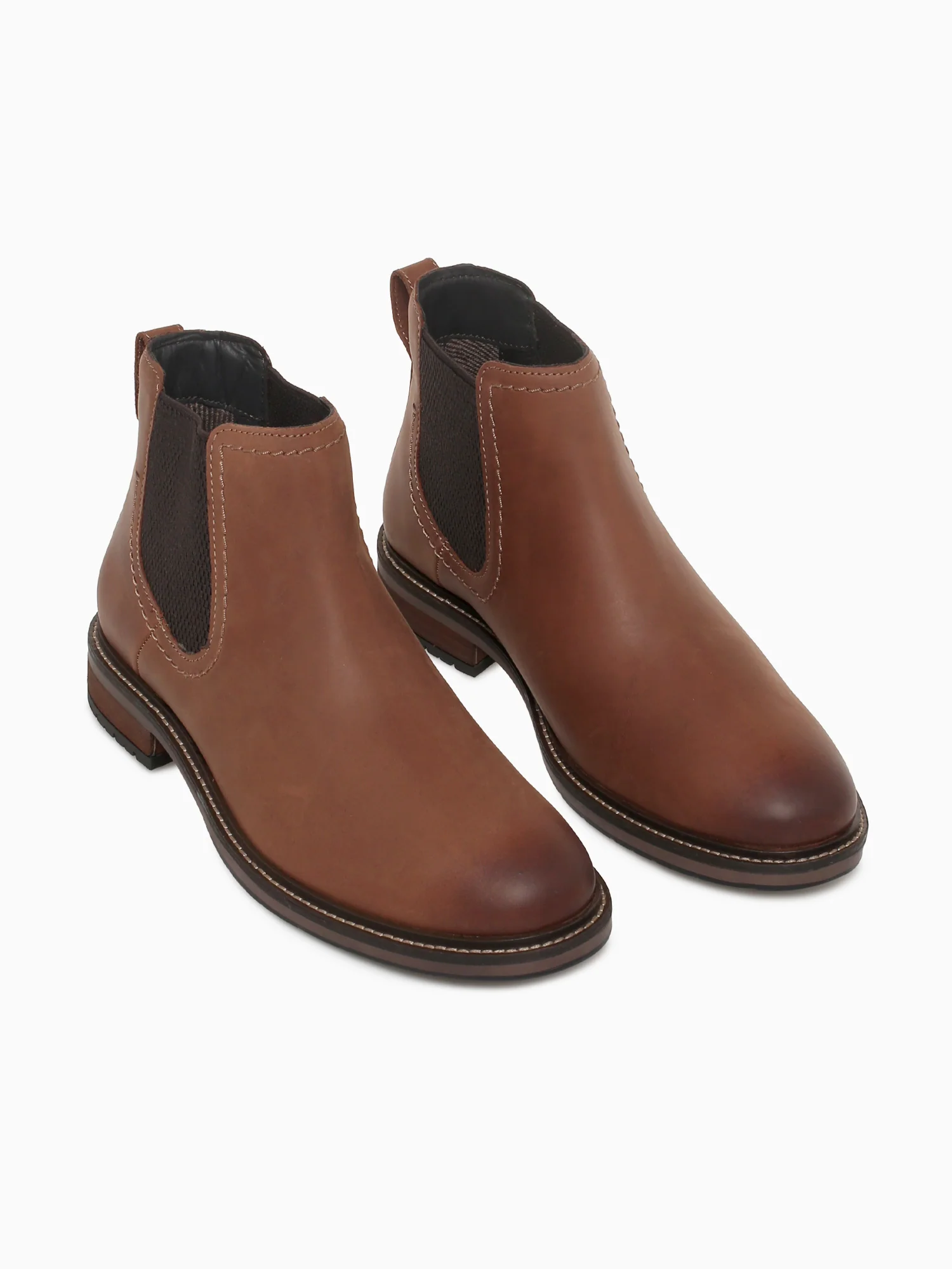 Forge Plain Toe Chelsea Brown Crazyhorse - Image 4