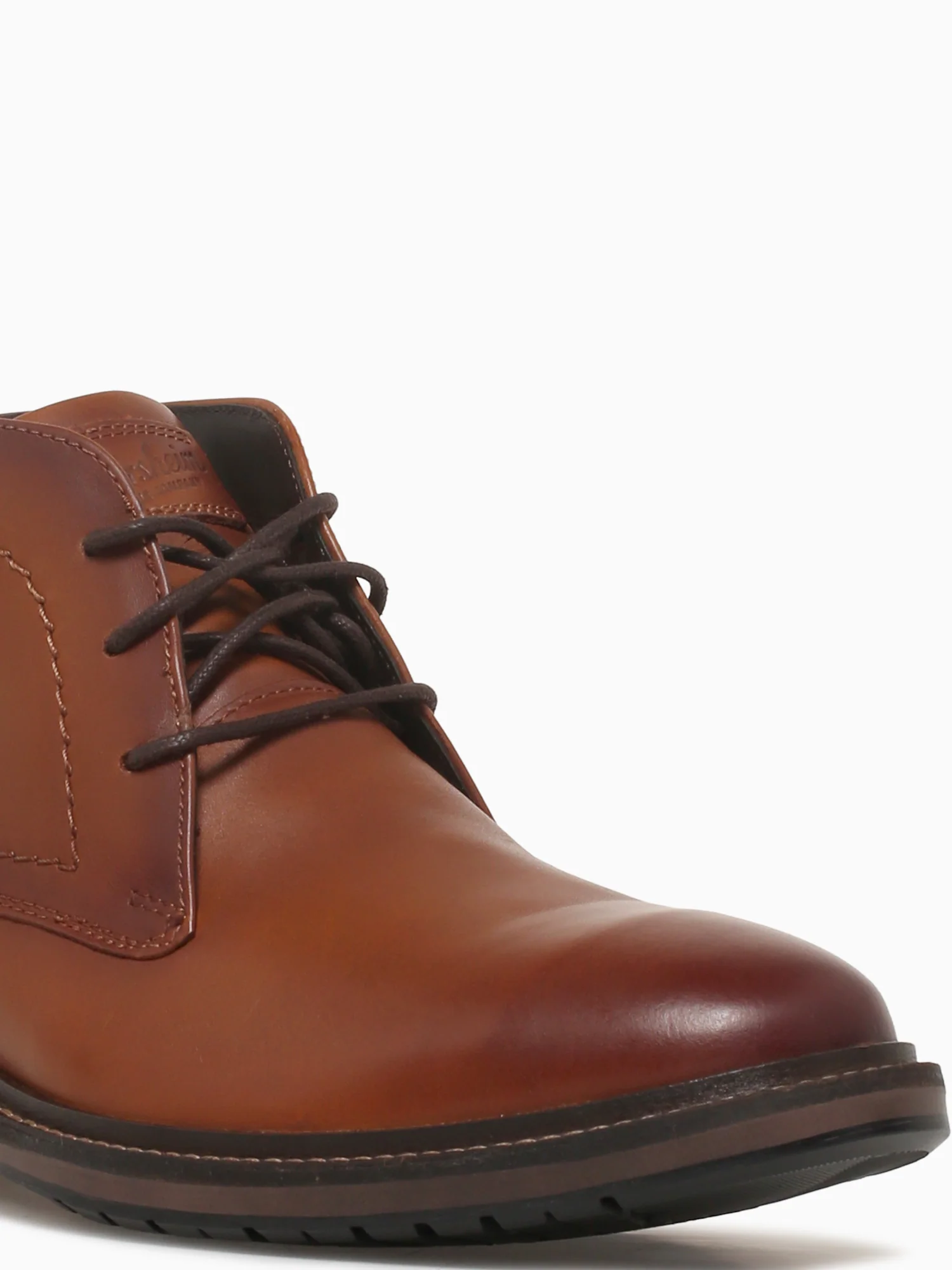 Forge Plain Toe Chukka Cognac Smooth Lea - Image 8