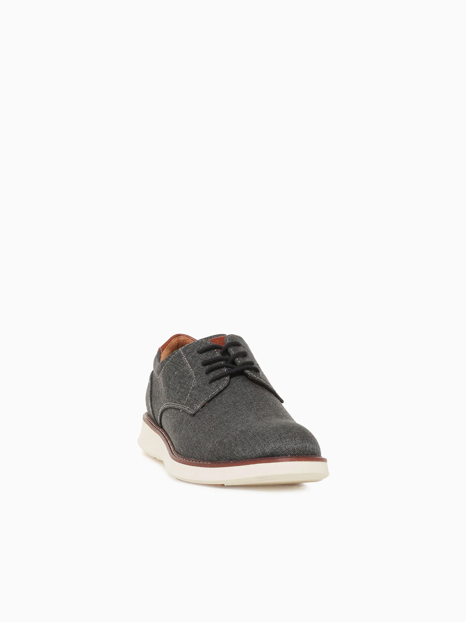 Launch Canvas Plain Toe Blk Cognac canva - Image 2