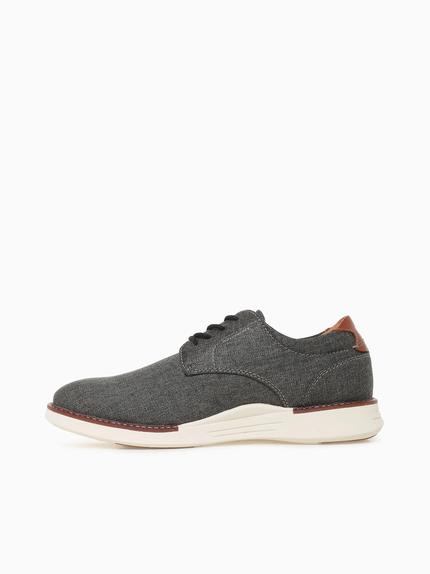 Launch Canvas Plain Toe Blk Cognac canva - Image 3