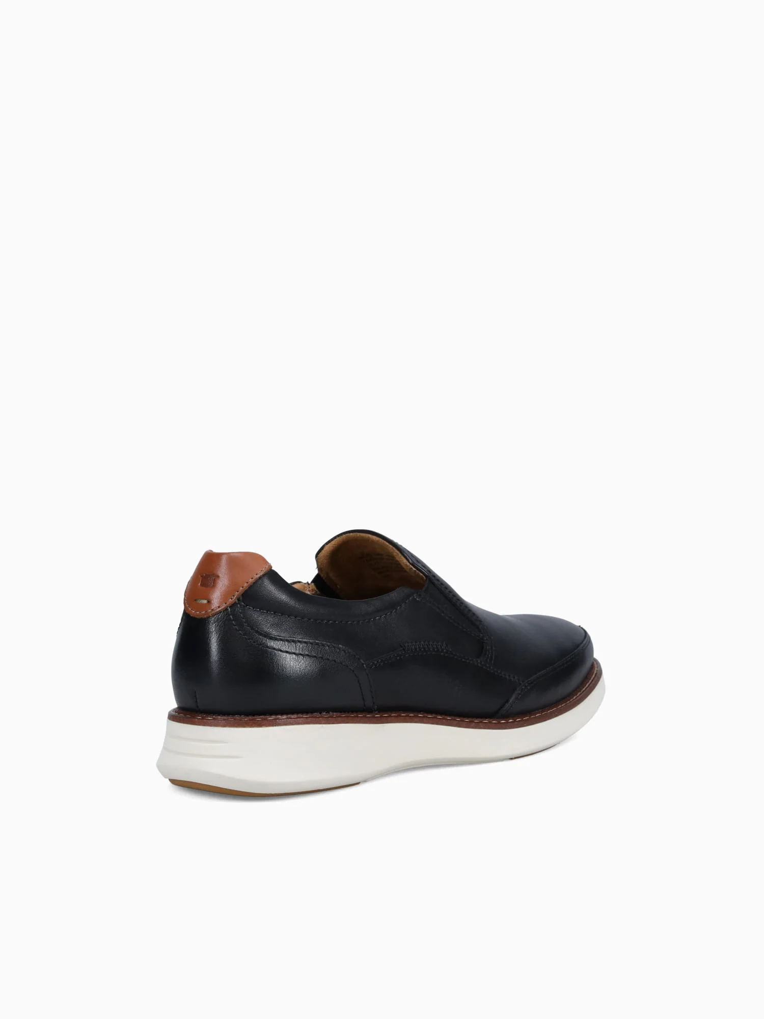Launch Moc Toe Slip On Blk Cognac leathe - Image 6