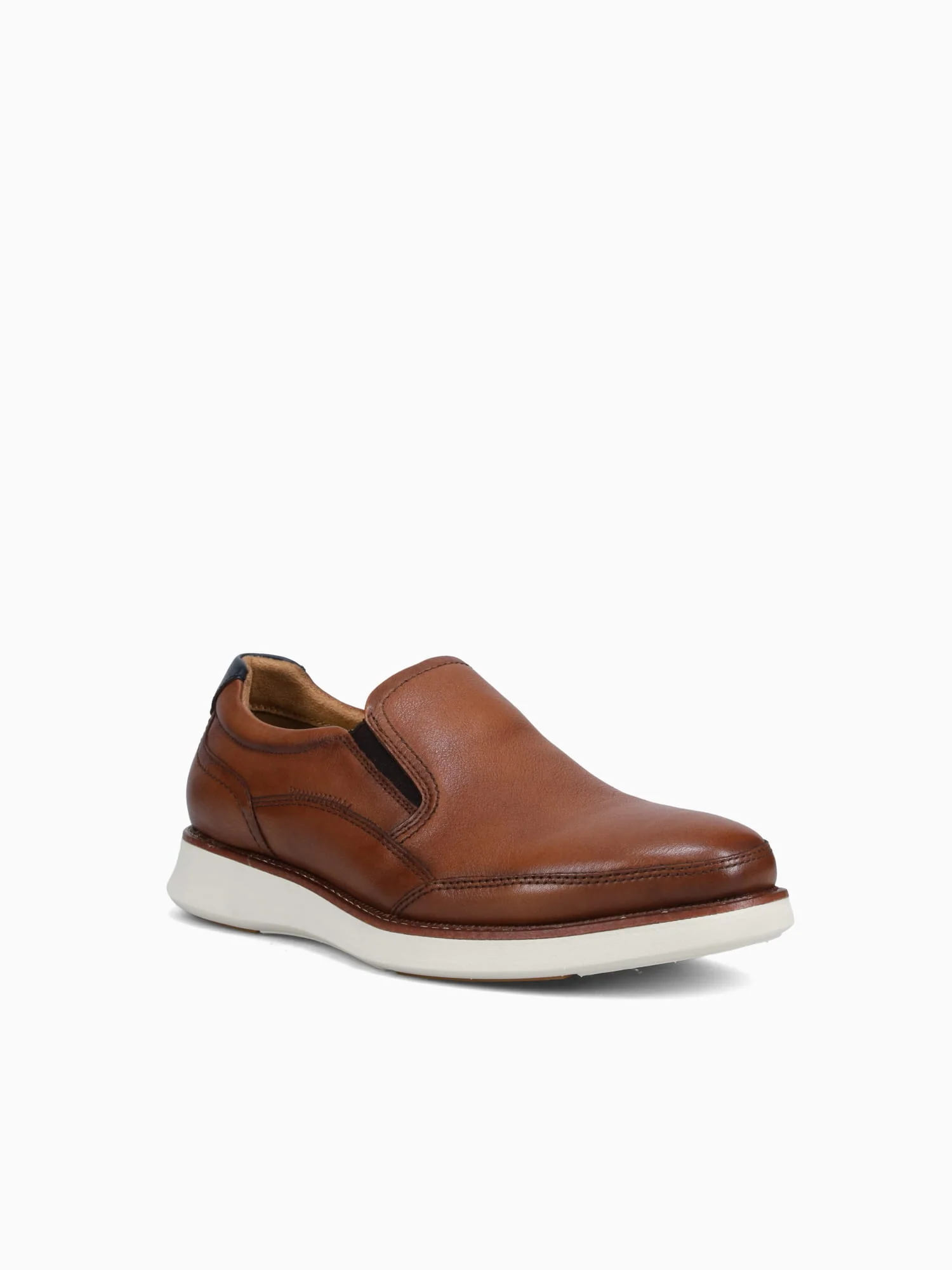 Launch Moc Toe Slip On Cognac Nvy leathe - Image 2