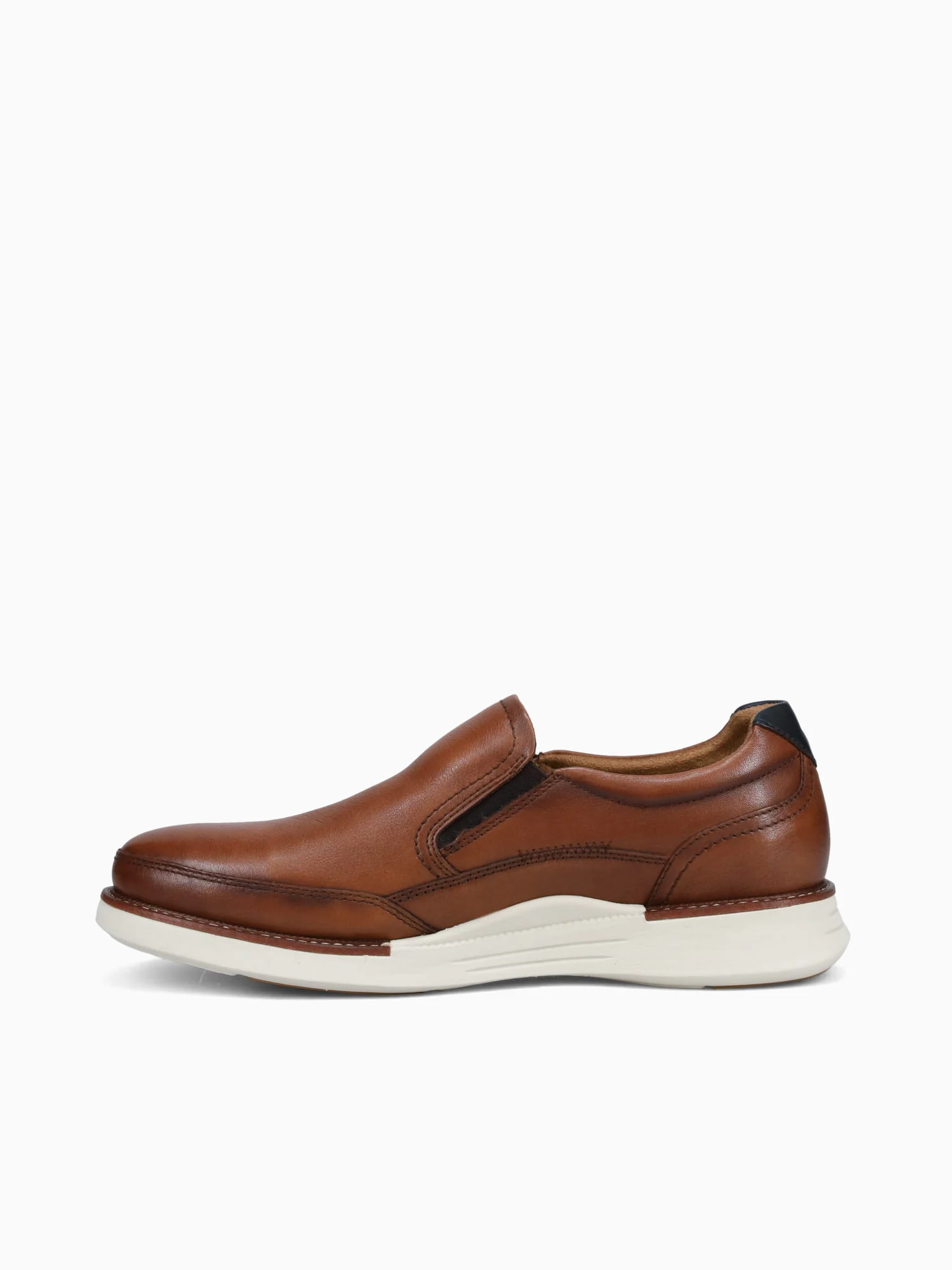Launch Moc Toe Slip On Cognac Nvy leathe - Image 3