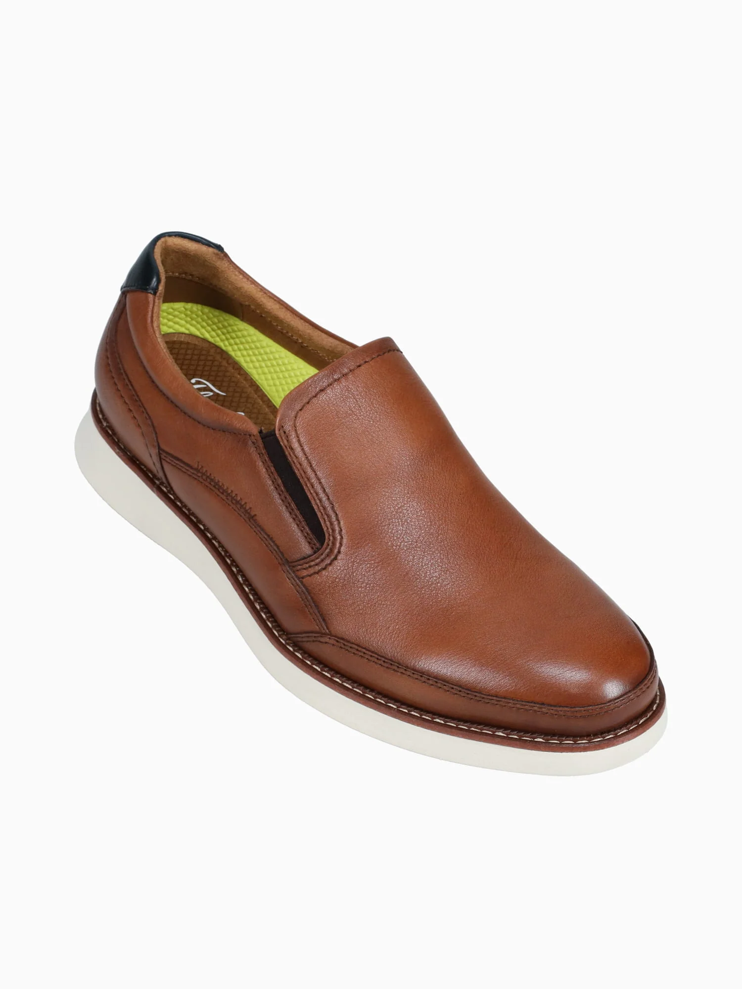 Launch Moc Toe Slip On Cognac Nvy leathe - Image 5