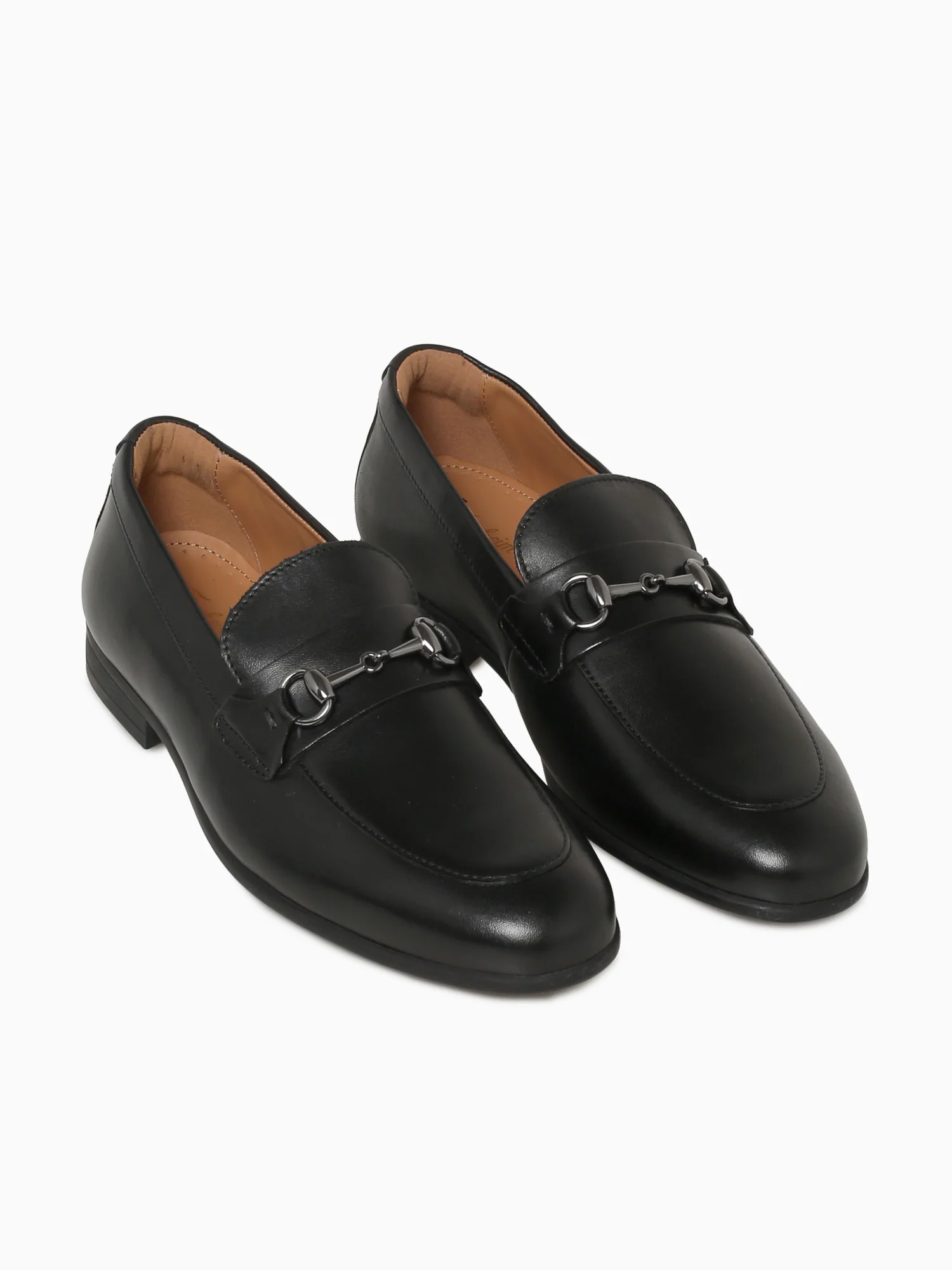 Modena Moc Toe Bit Black Leather - Image 5