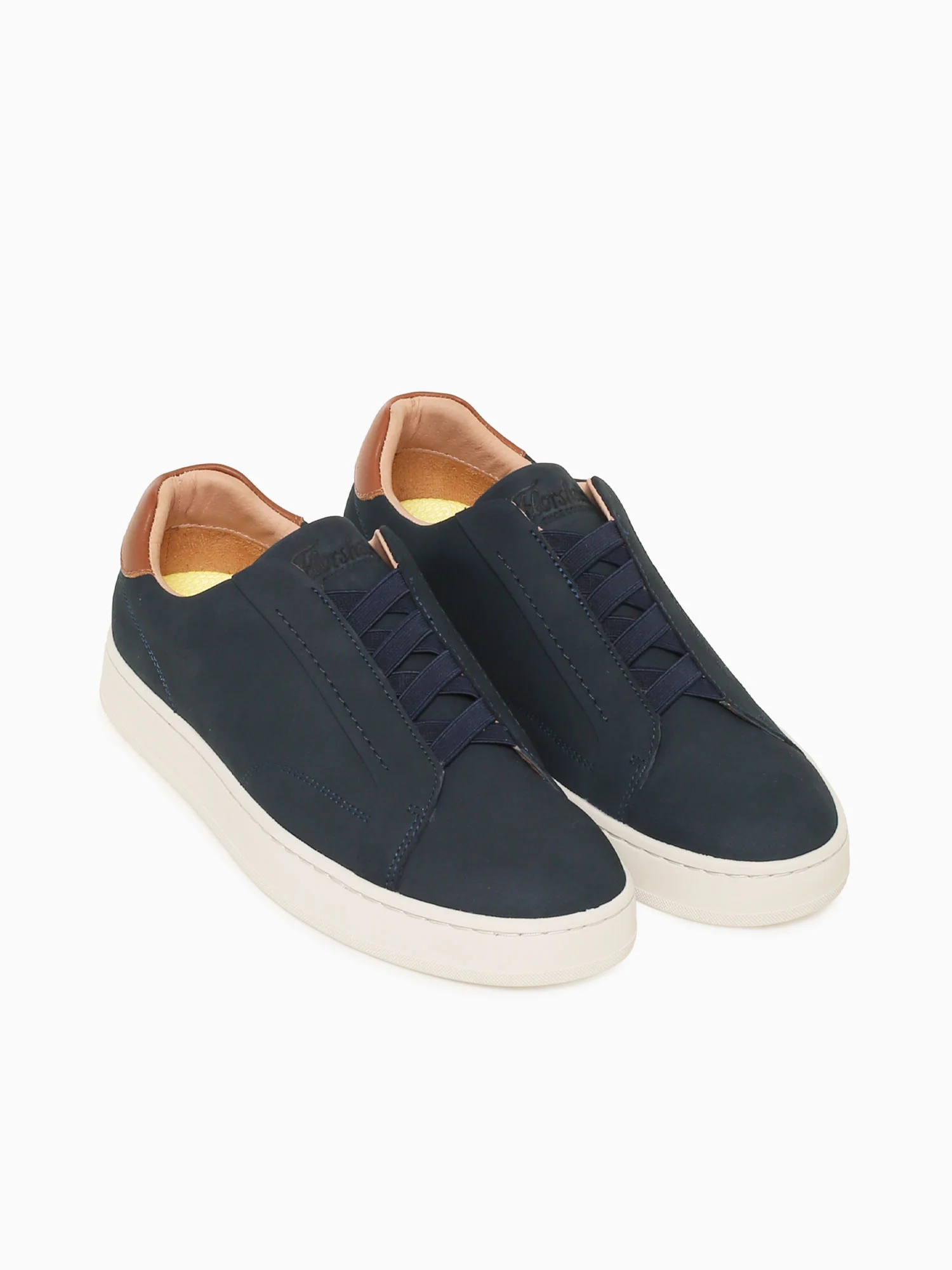 Monopoli Elastic Navy Cognac nubuk Smoot - Image 5