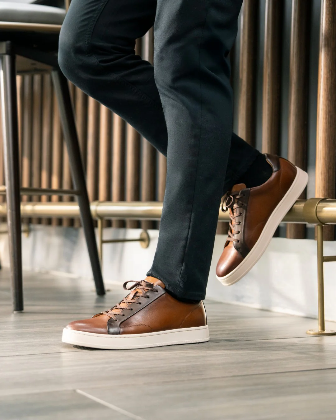 Monopoli Lace To Toe Cognac Brown smooth - Image 3
