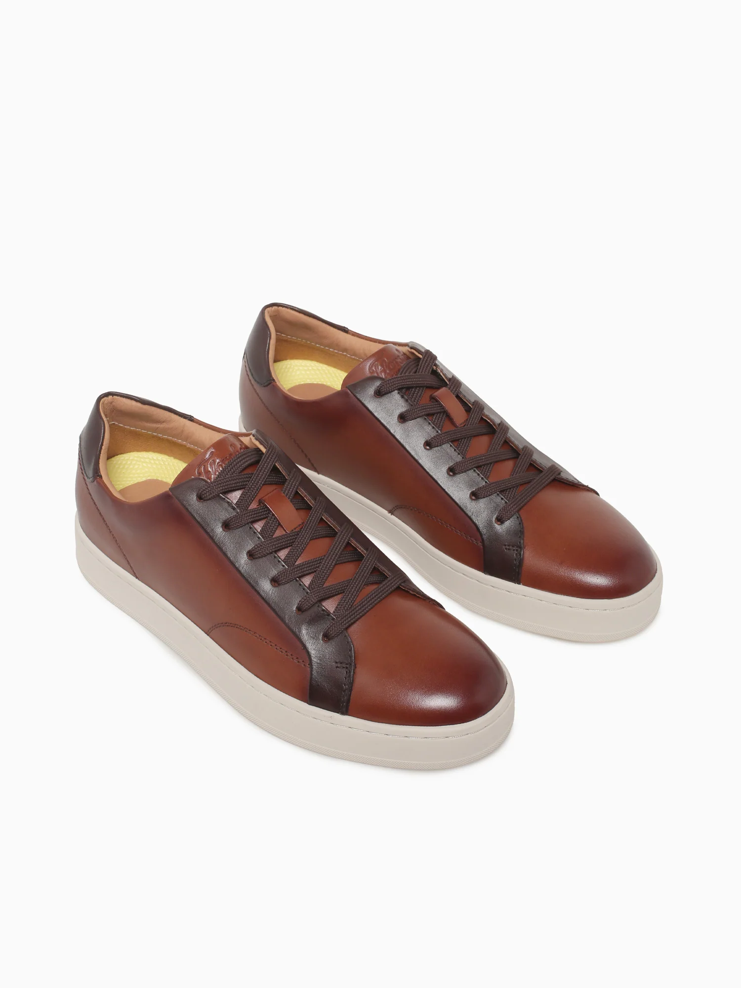 Monopoli Lace To Toe Cognac Brown smooth - Image 4