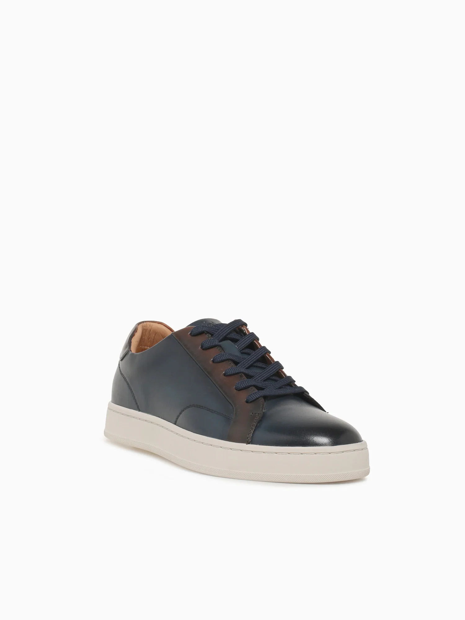 Monopoli Lace To Toe Navy Cognac smooth - Image 2