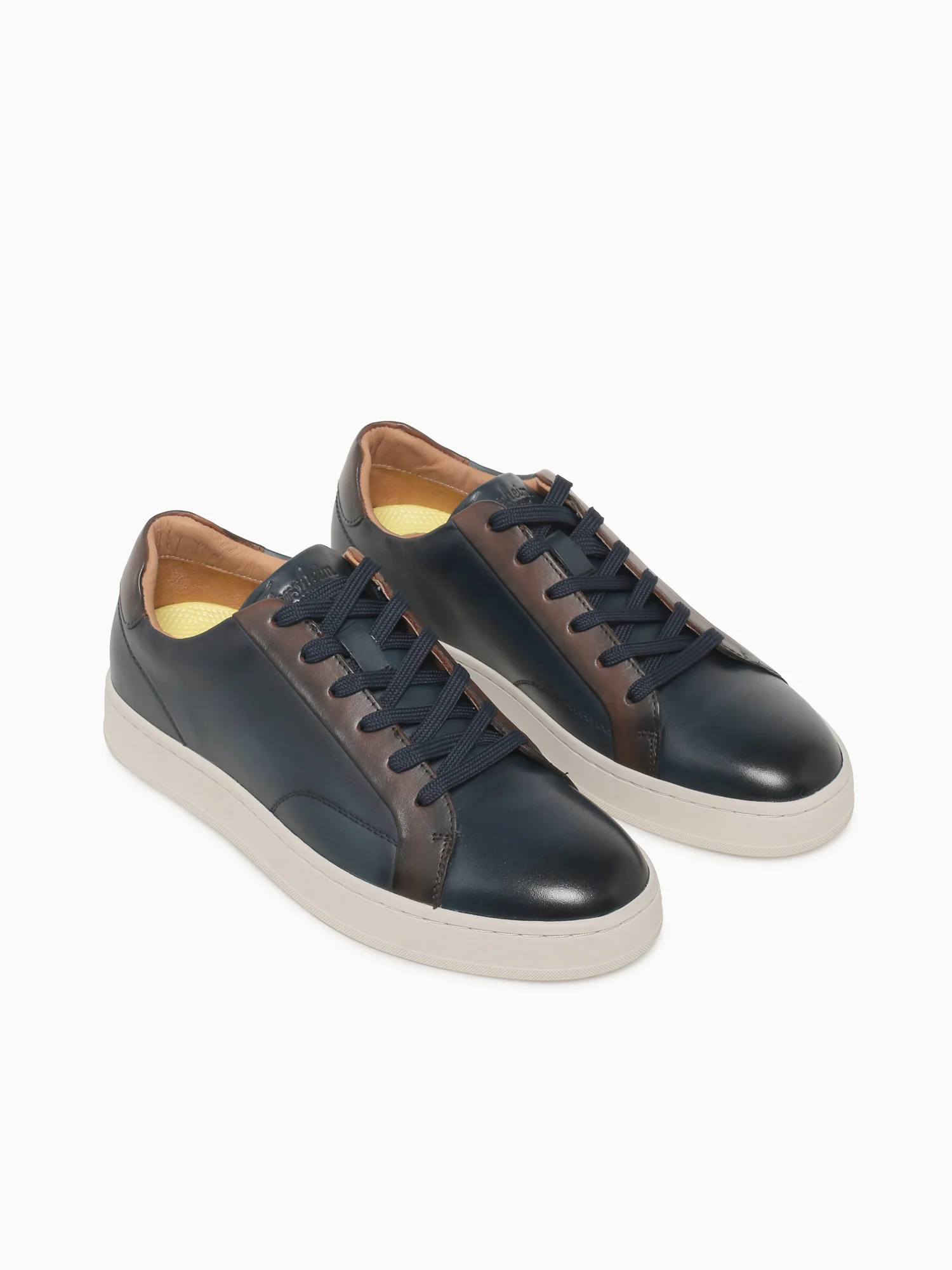 Monopoli Lace To Toe Navy Cognac smooth - Image 4