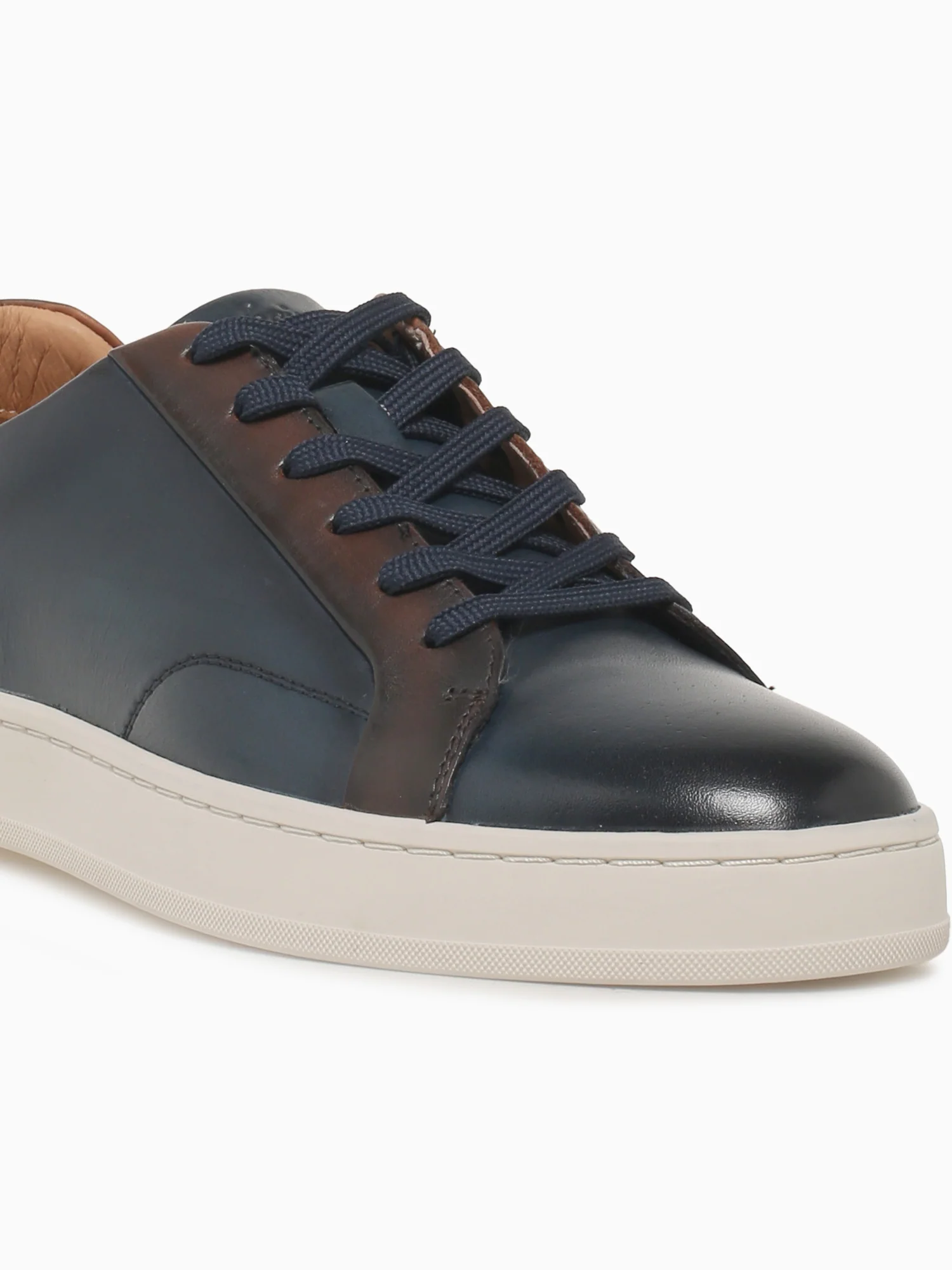 Monopoli Lace To Toe Navy Cognac smooth - Image 8