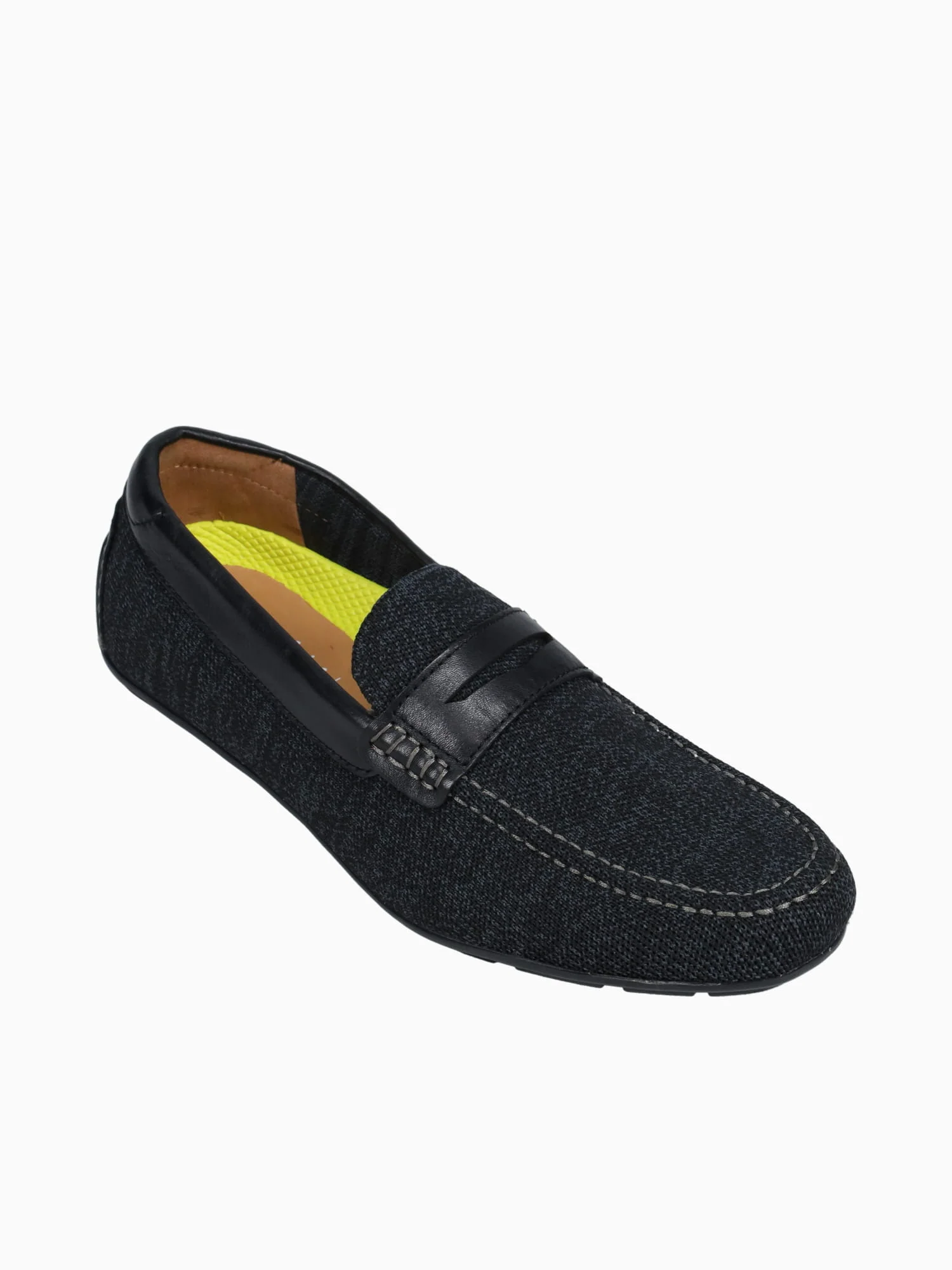 Motor Knit Moc Toe Peny Blk Blk knit Smo - Image 5