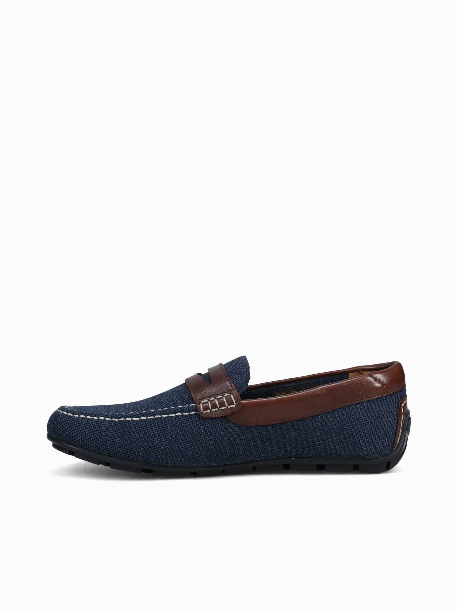 Motor Knit Moc Toe Peny Navy Brown knit - Image 3
