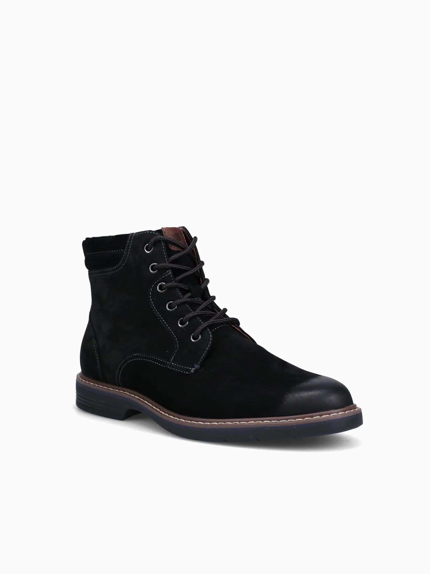 Norwalk Lace Up Boot 13376006 Blk Nubuc - Image 2