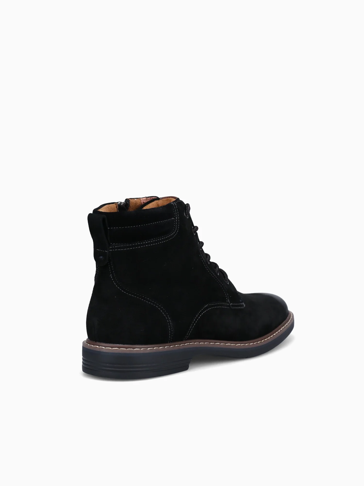 Norwalk Lace Up Boot 13376006 Blk Nubuc - Image 4