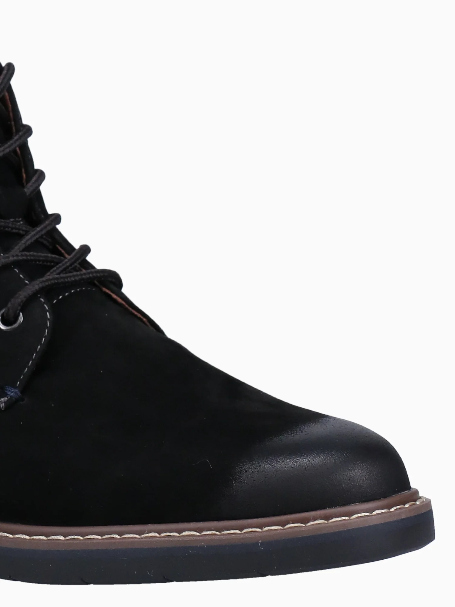 Norwalk Lace Up Boot 13376006 Blk Nubuc - Image 5