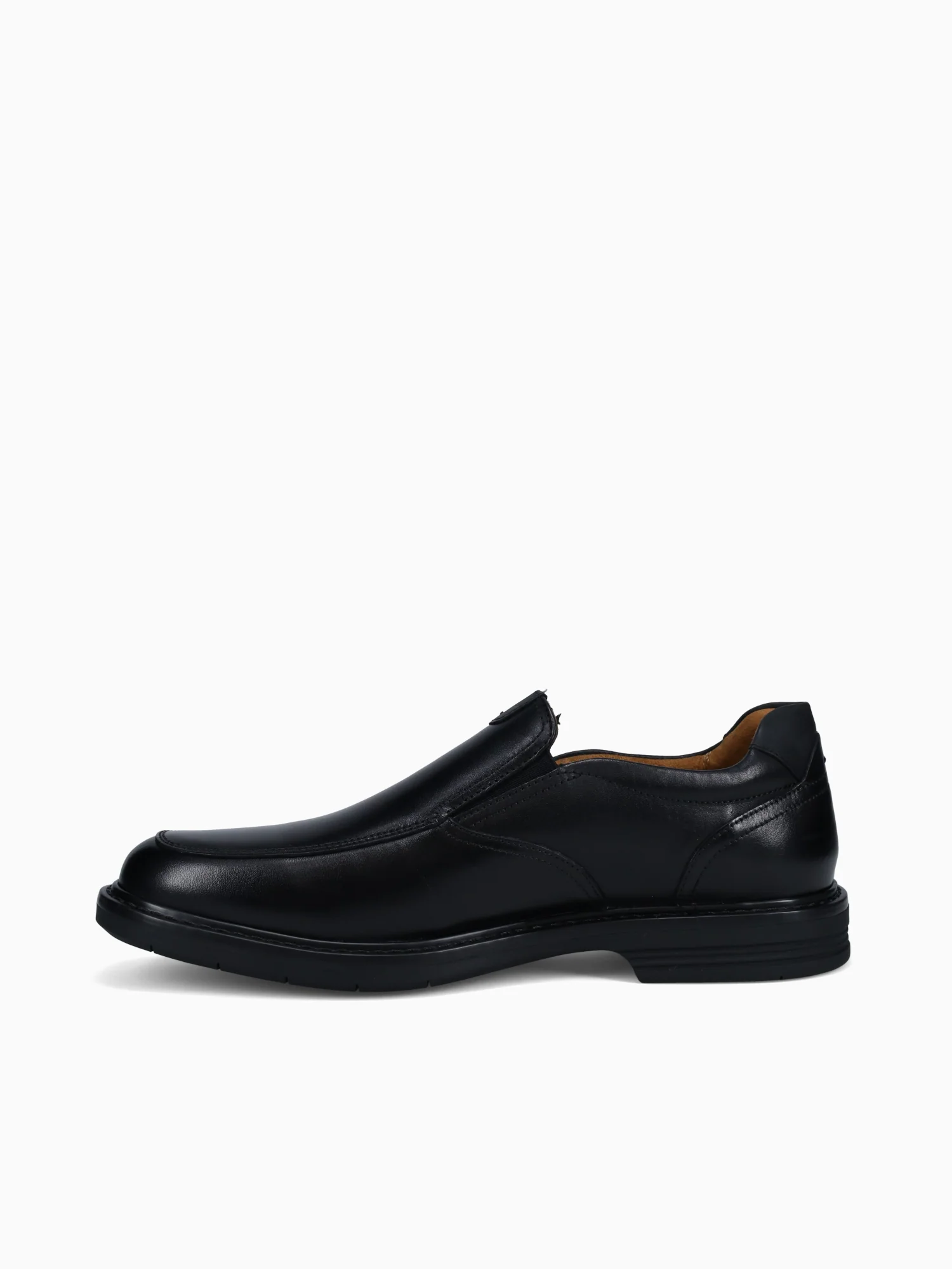 Norwalk Moc Toe Slip On Black Leather - Image 3