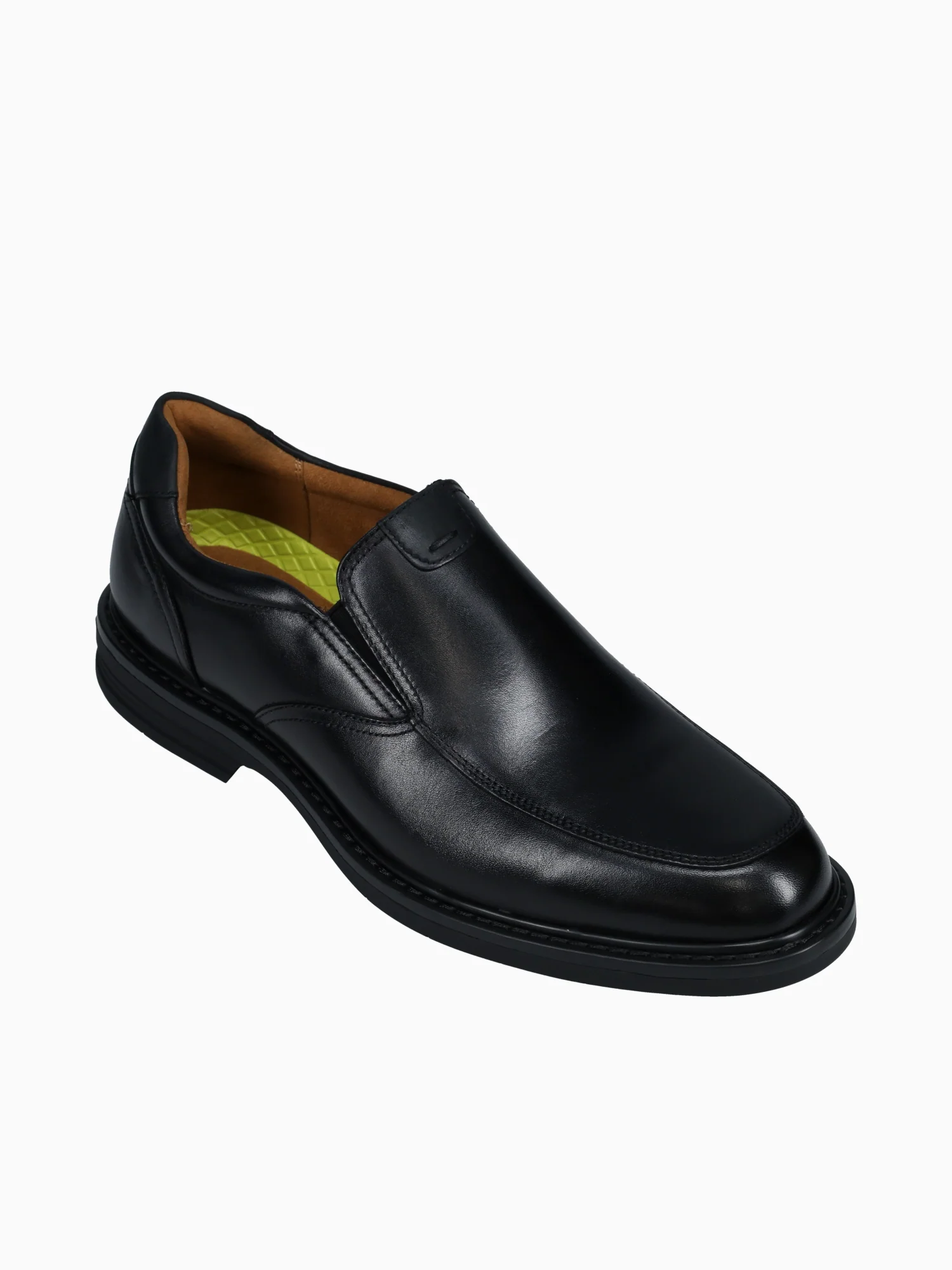 Norwalk Moc Toe Slip On Black Leather - Image 5