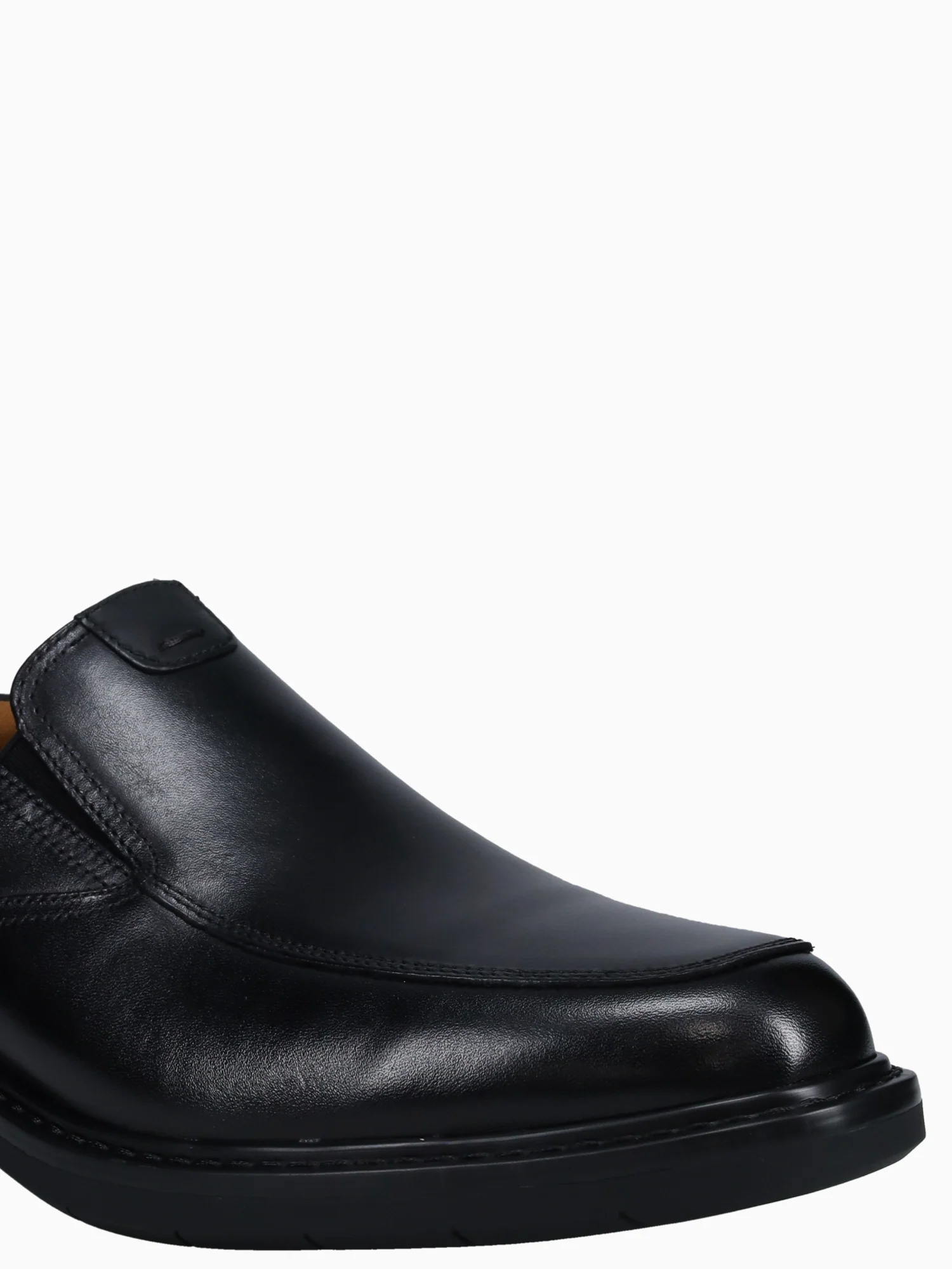 Norwalk Moc Toe Slip On Black Leather - Image 6