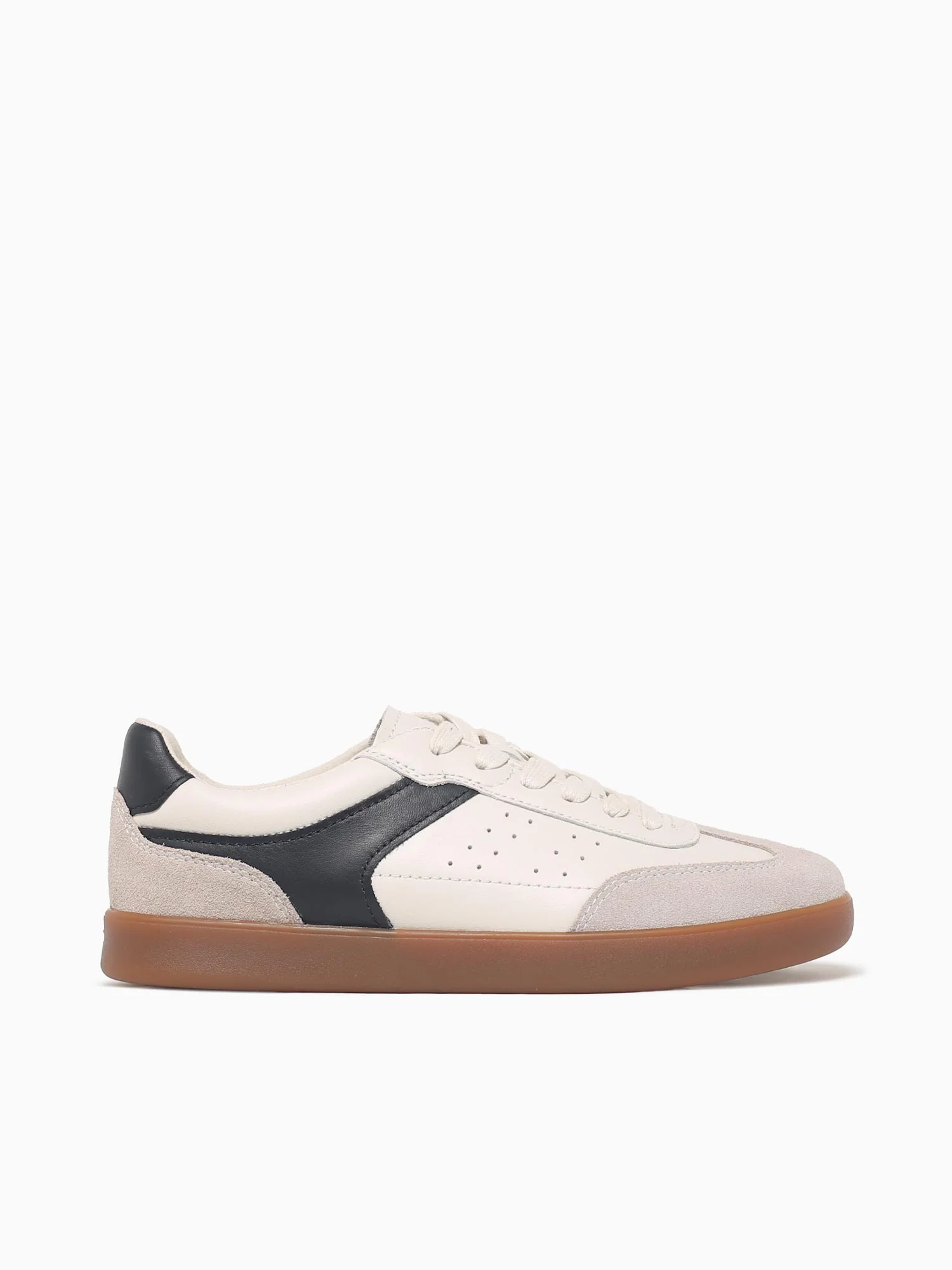 Pace Ttoe Sneaker Bone Multi Leather