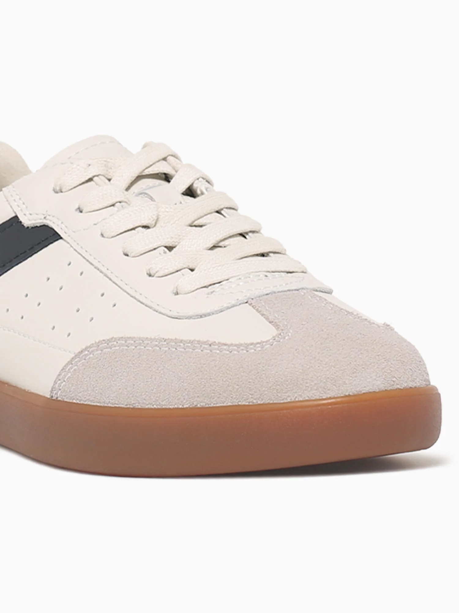 Pace Ttoe Sneaker Bone Multi Leather - Image 6